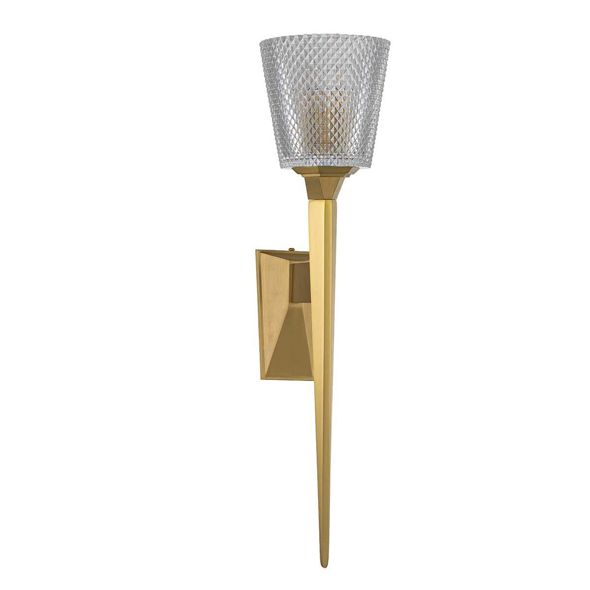 Milo Single Wall Light - Brass