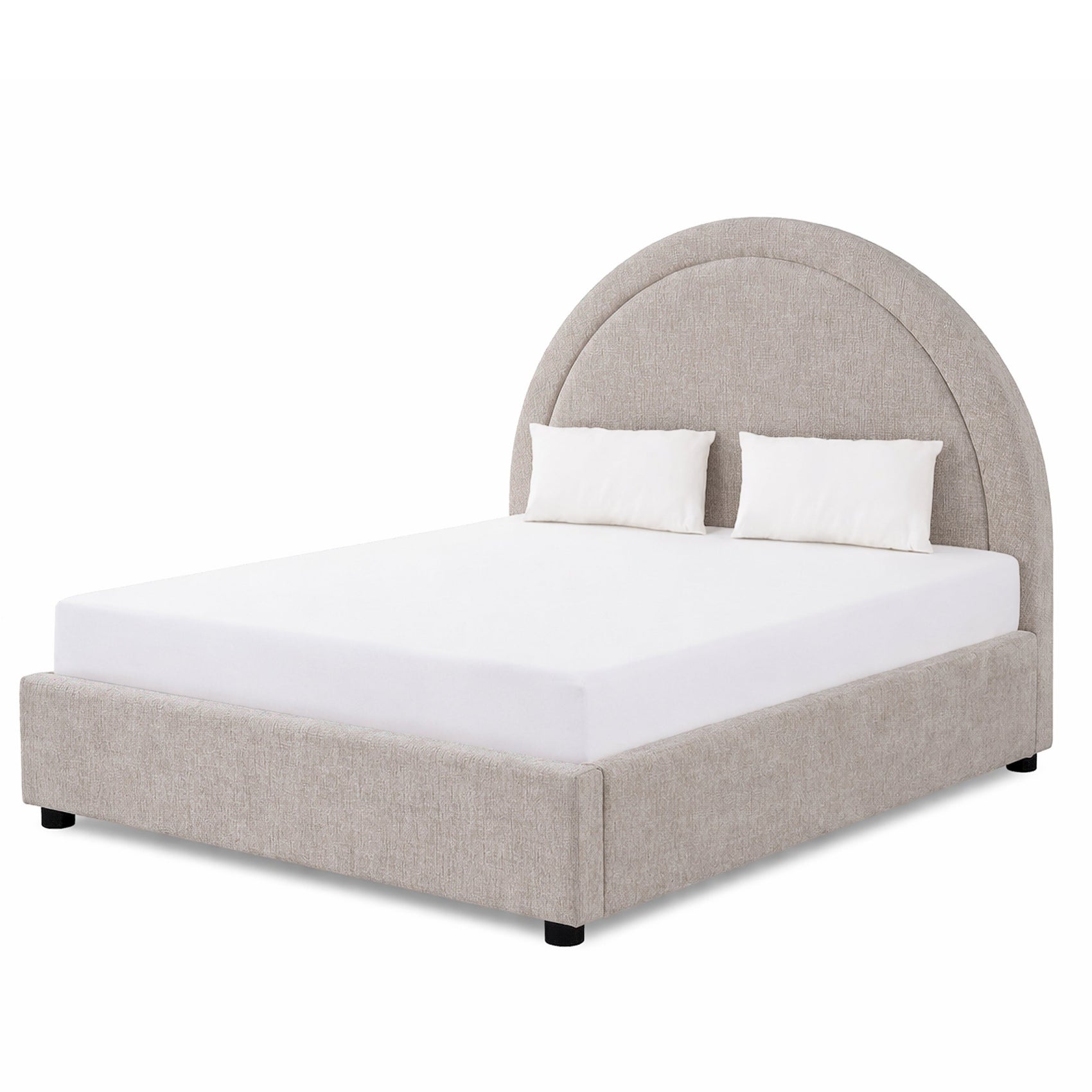 Lagos Bennet Taupe Chenille Bed