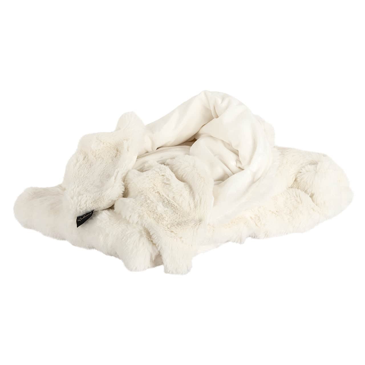 Furry blanket Nassim (White)