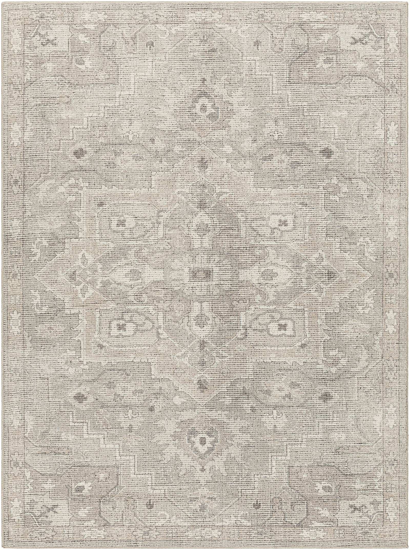 Elle Becki Owens Vintage Traditional Vintage Boho Brown & Sage Polyester Rug 120x170cm - product image