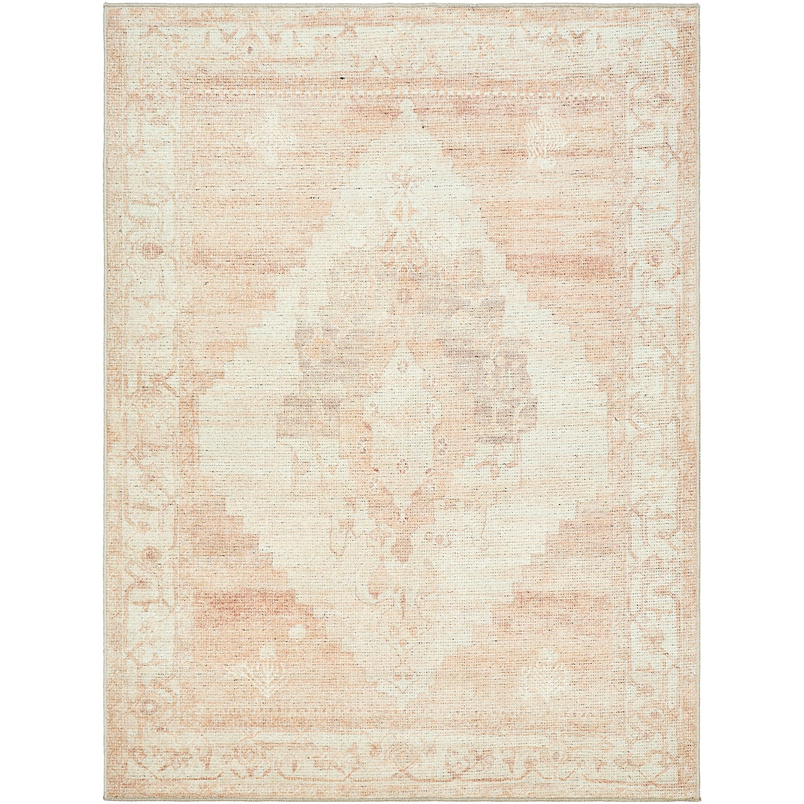 Luca Becki Owens Vintage Traditional Vintage Boho Brown & Ivory Polyester Rug 120x170cm - product image