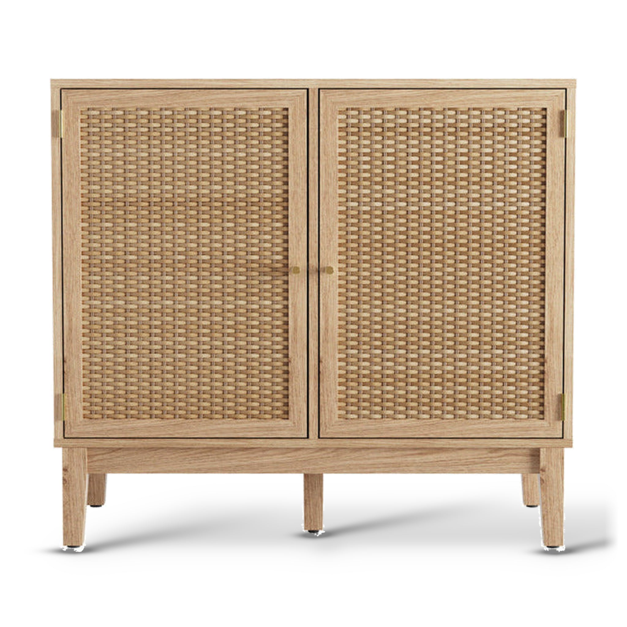 Bordeaux Boho Natural Wood & Rattan Sideboard | Small