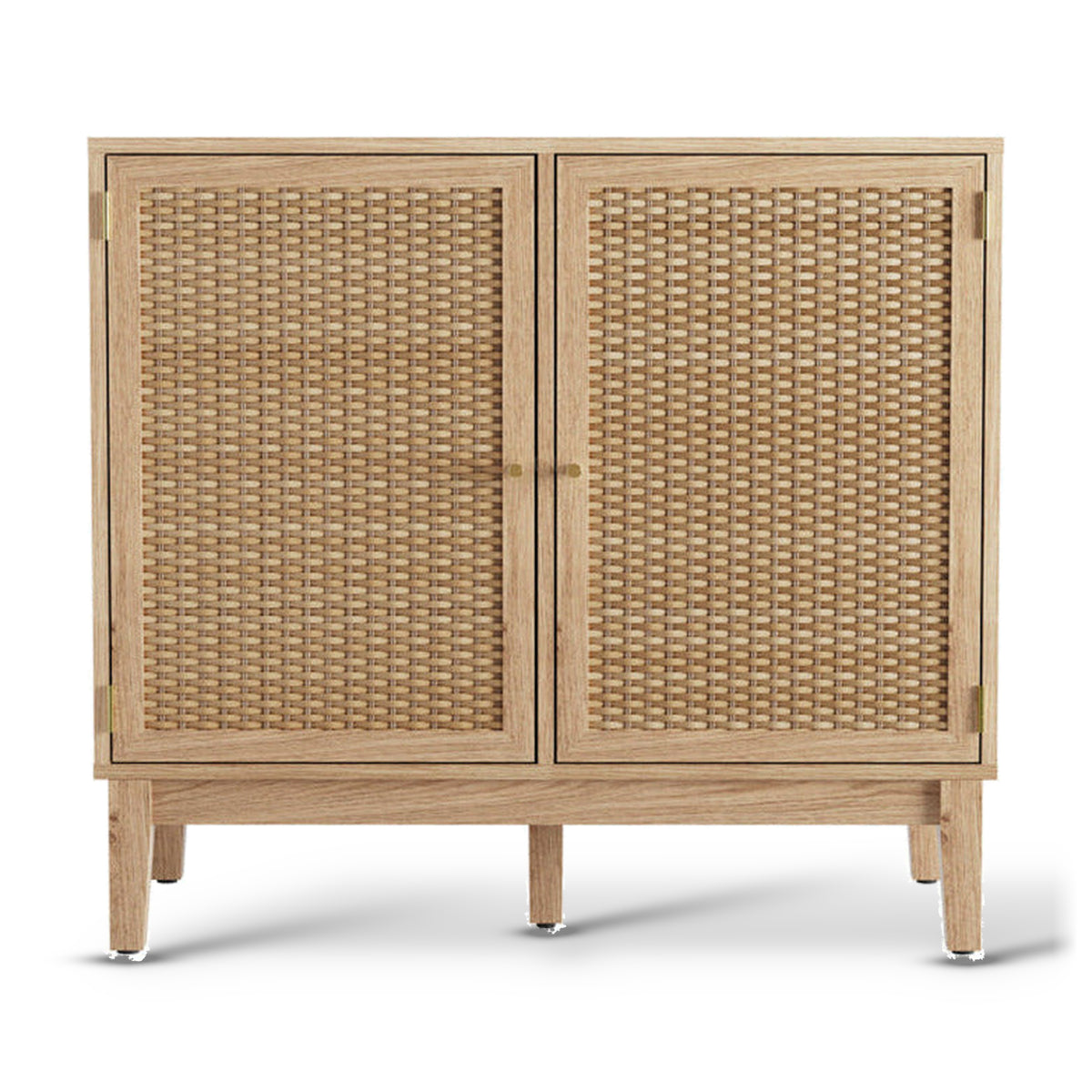 Bordeaux Boho Natural Wood & Rattan Sideboard | Small