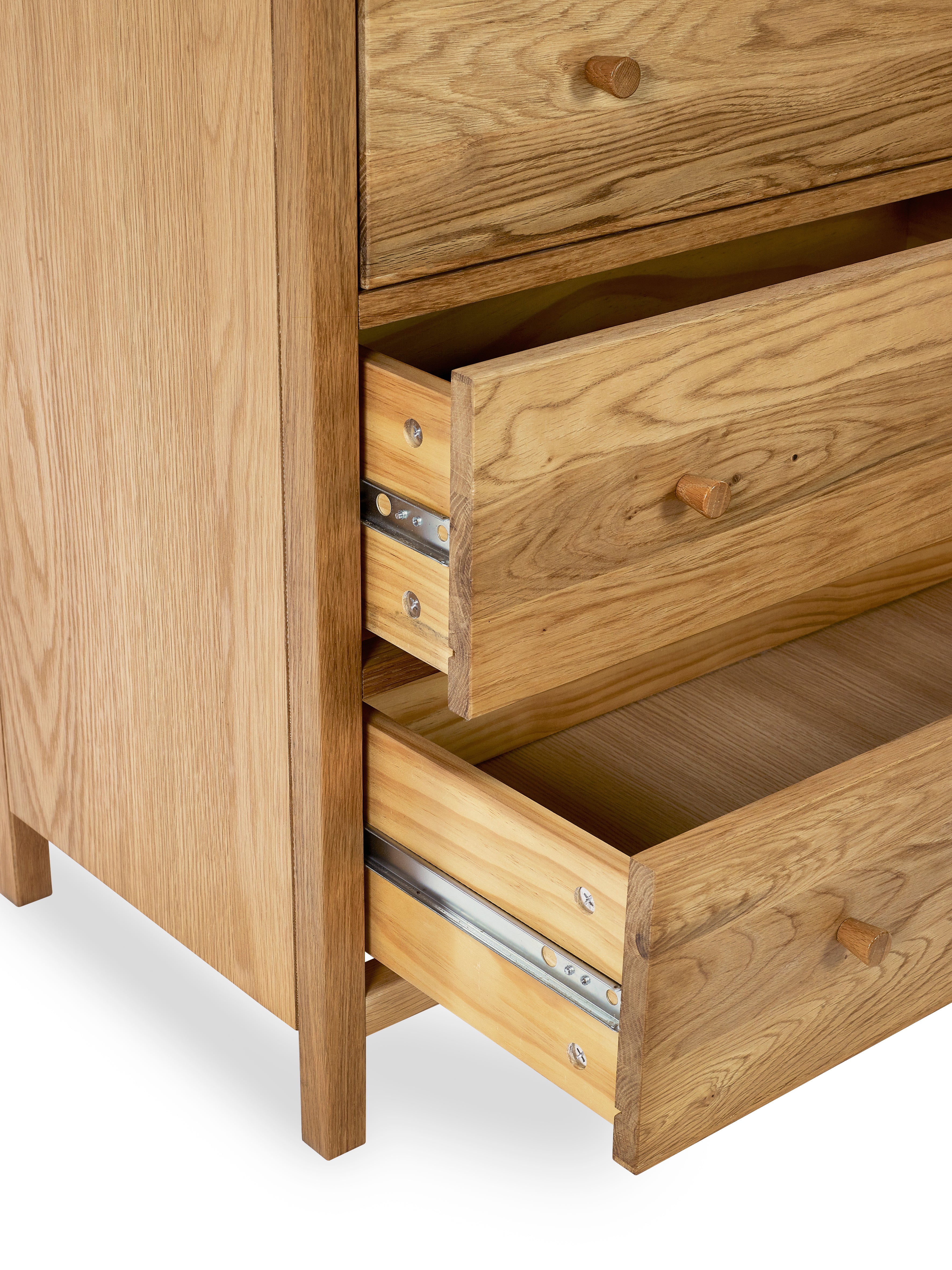 Osborne Solid Oak Wood Chest of Drawers | 3 Drawers