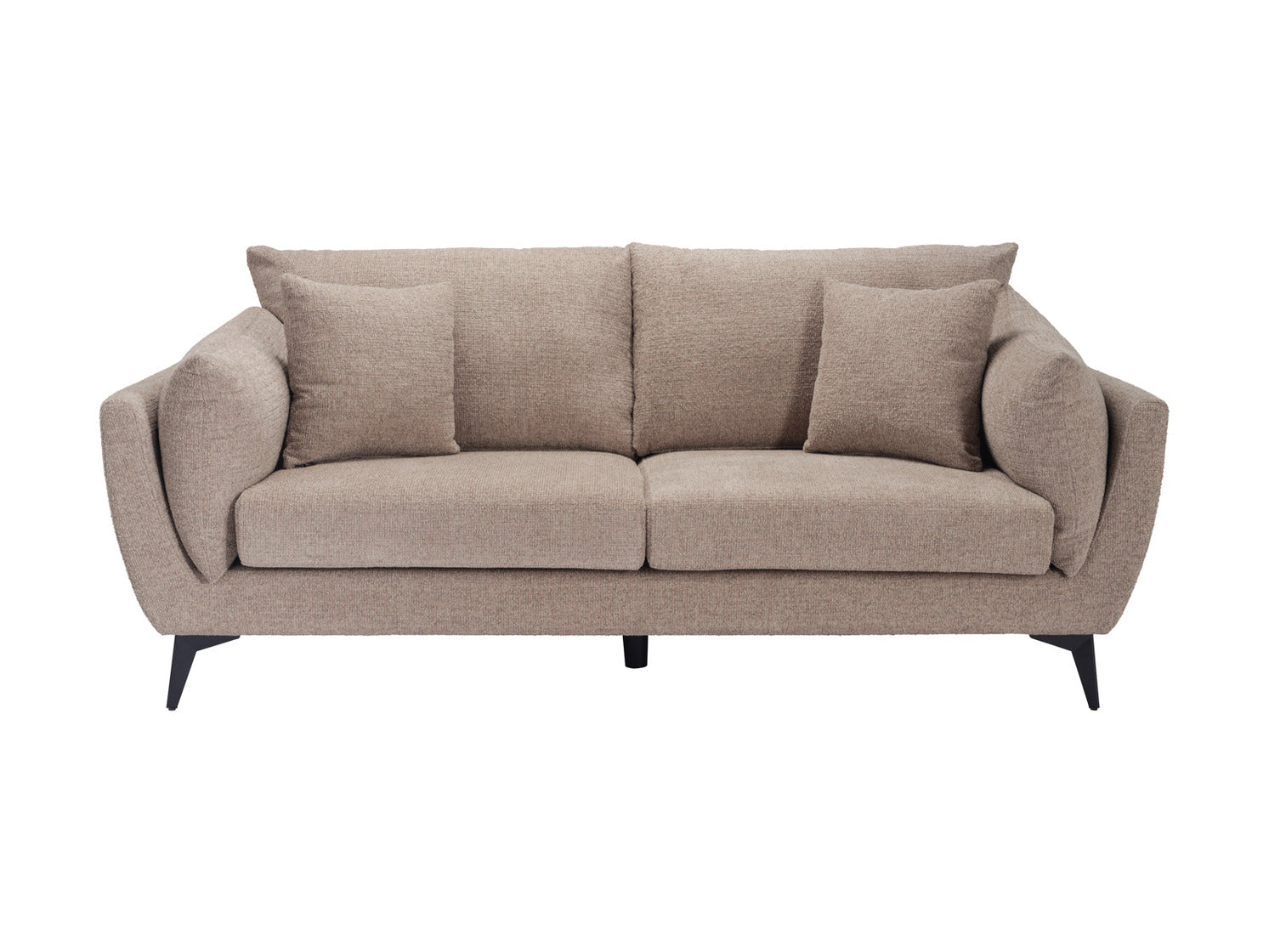 Carter Taupe 3 Seater Sofa