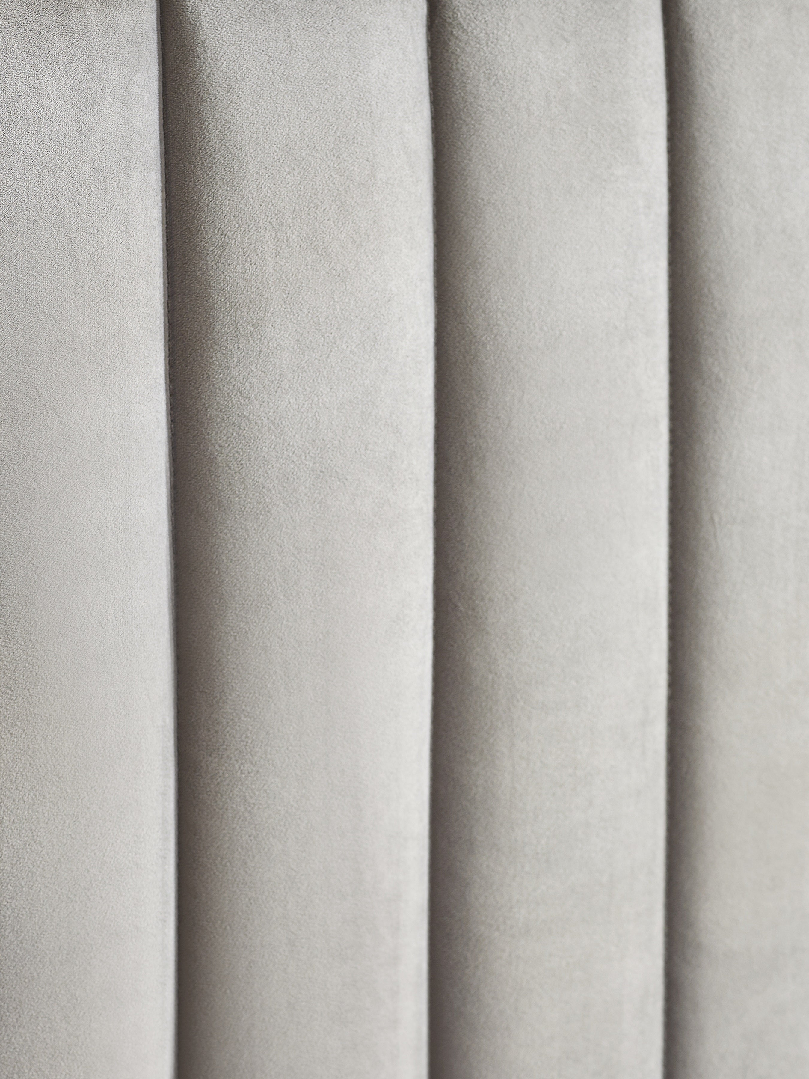 Alston Light Grey Velvet Ottoman TV Bed Double