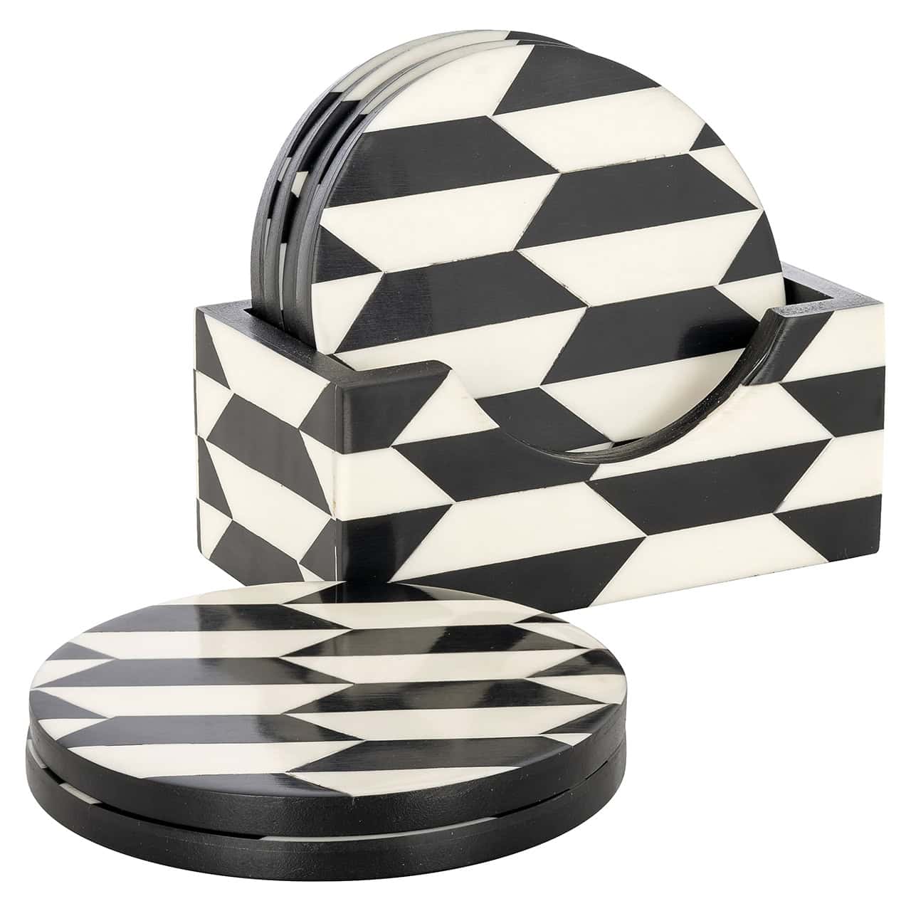 Coaster Jula (Black/white)