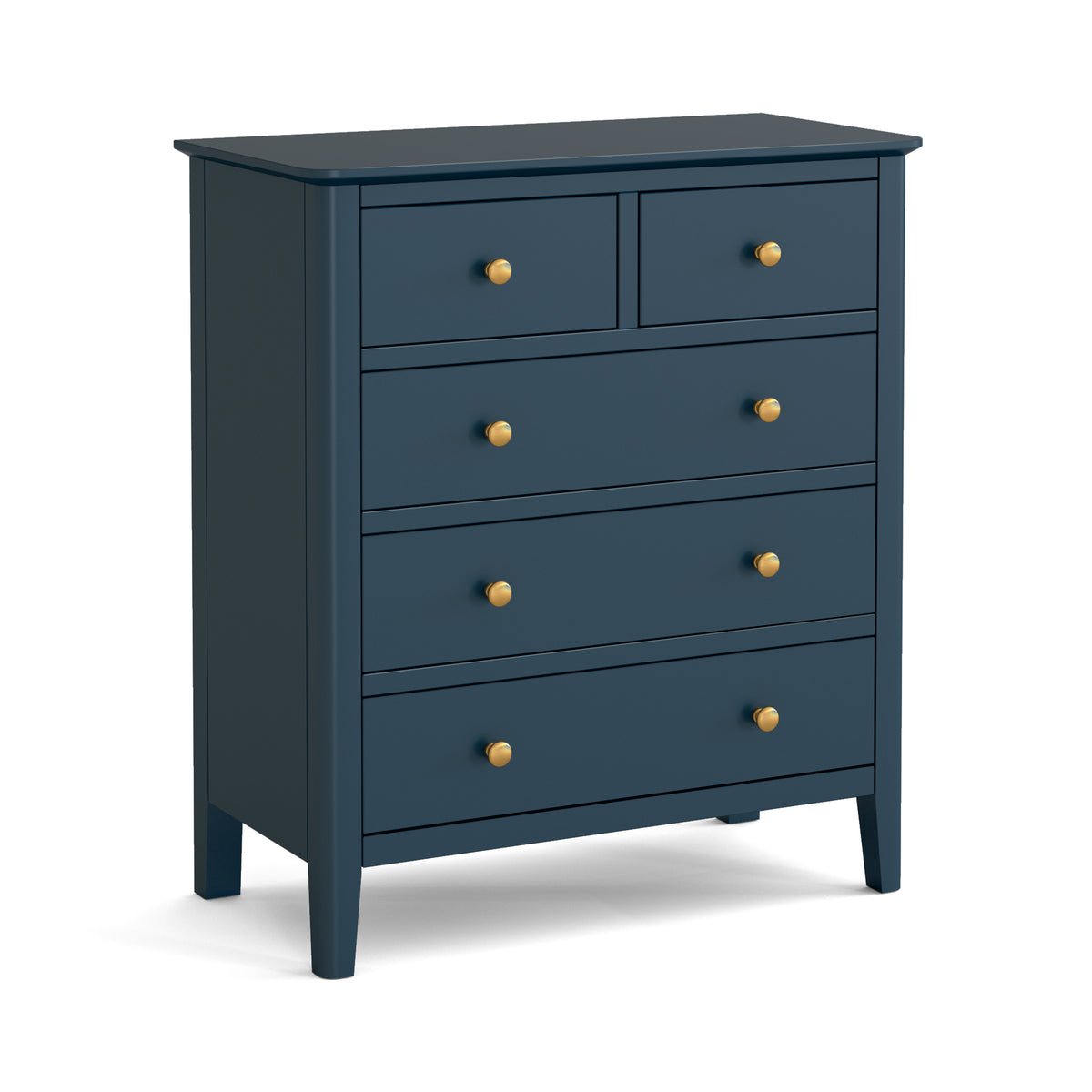 Harrogate Navy 5 Drawer Chest (2 over 3)