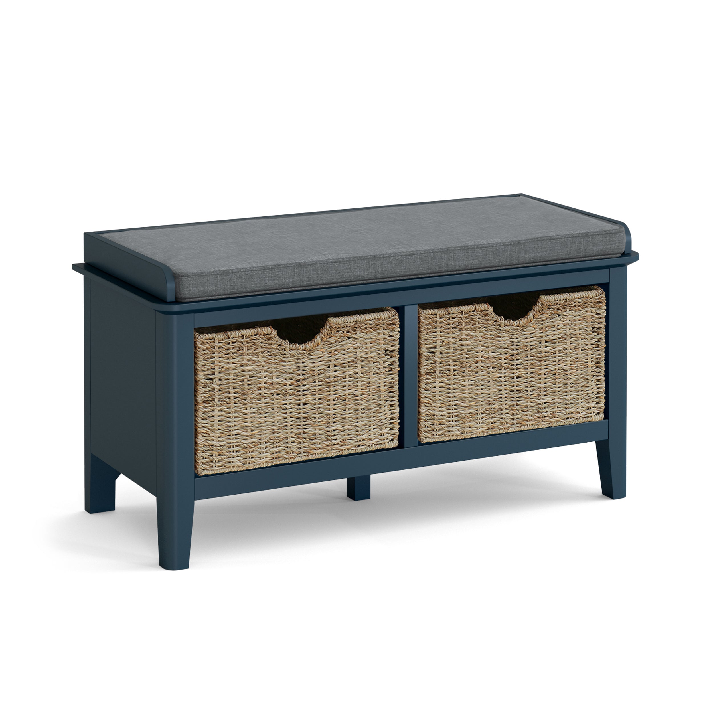 Harrogate Navy Storage Bench
