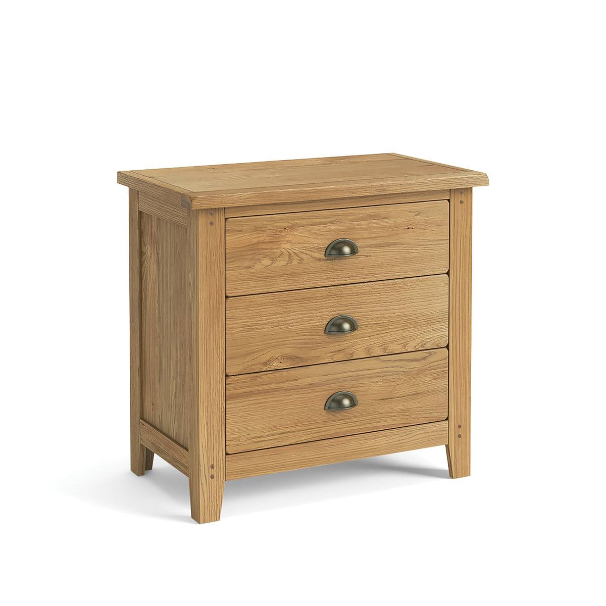 Burford Natural Oak 3 Drawer Chest of Drawers