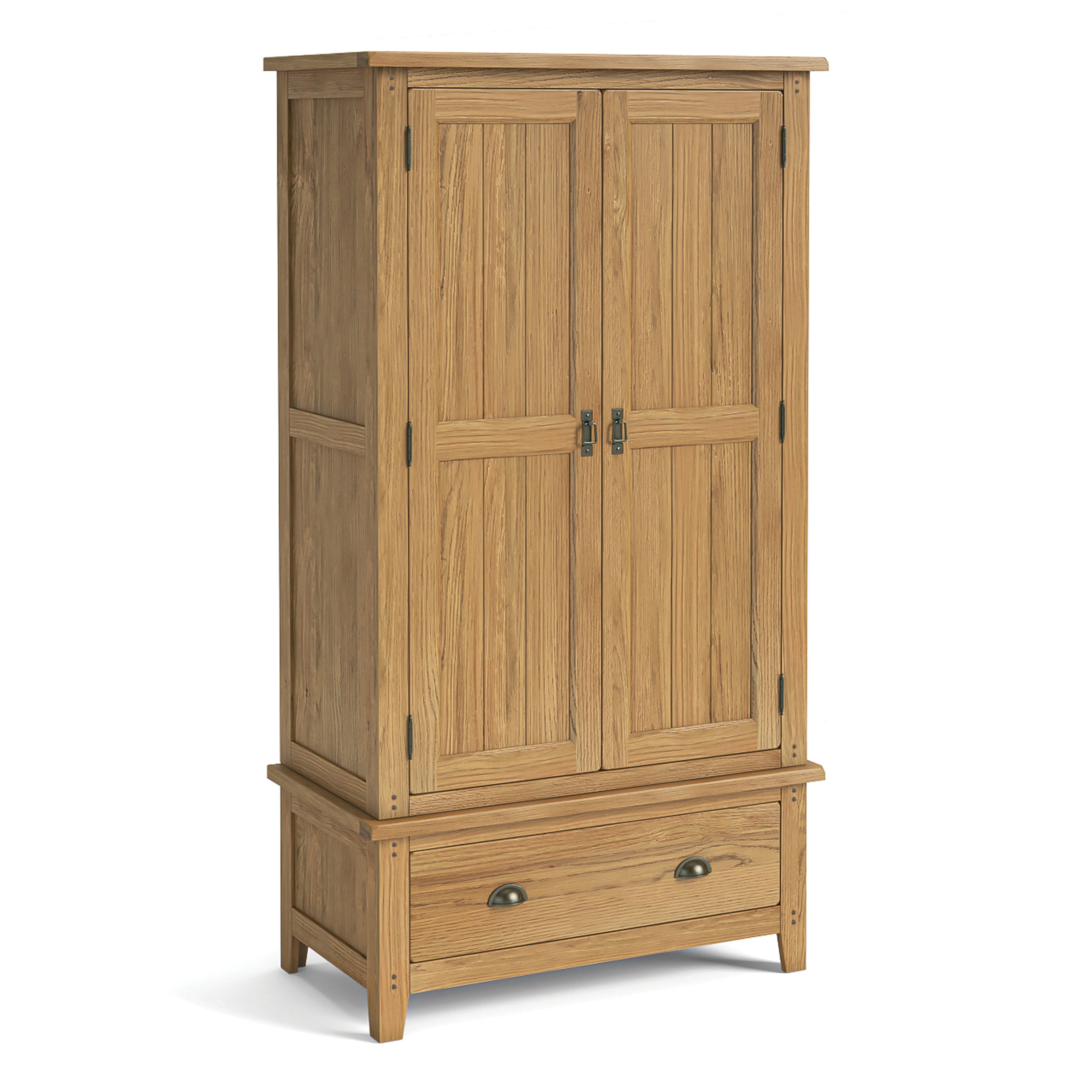 Burford Natural Oak 2 Door Wardrobe