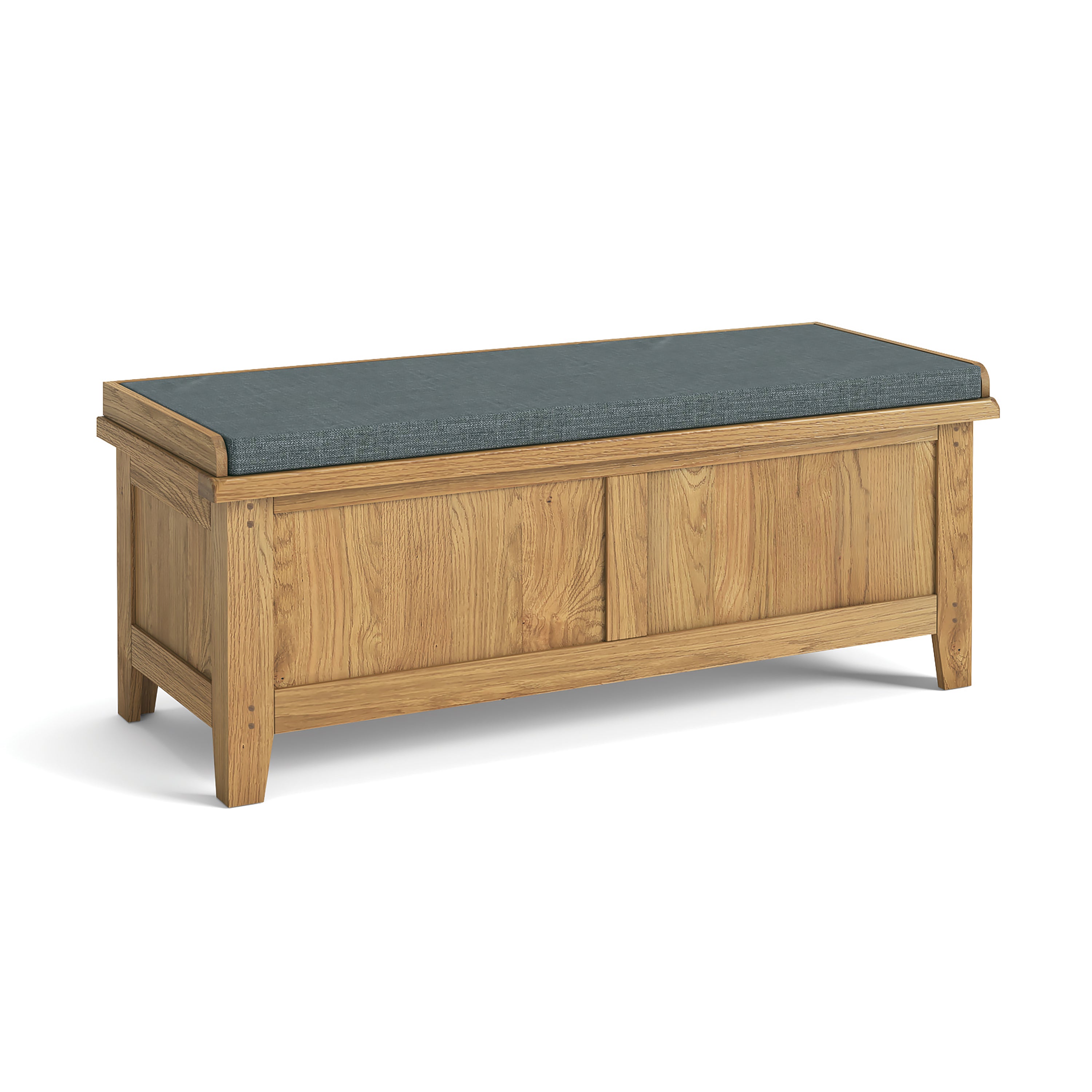 Burford Natural Oak Storage Bench