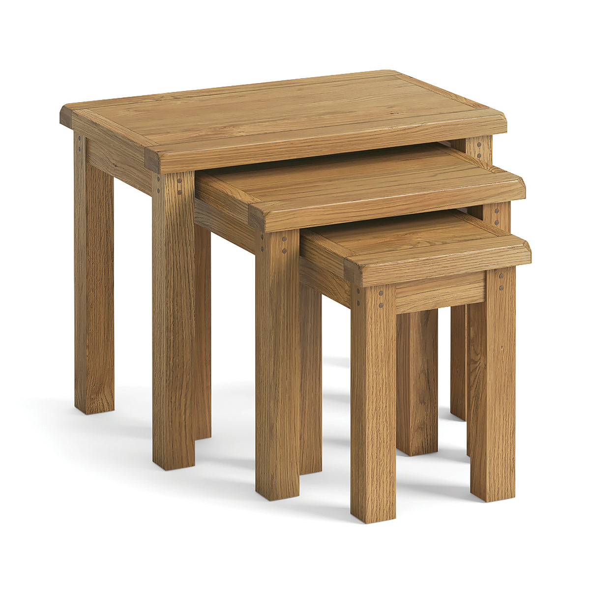 Burford Natural Oak Nest of Tables