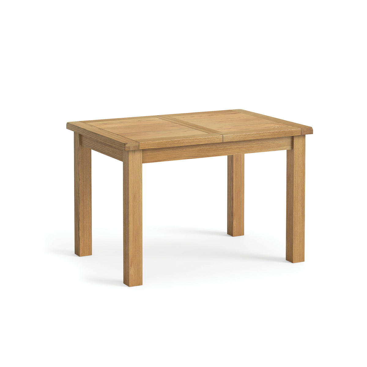 Burford Natural Oak Rectangular Butterfly Extending 120–165cm Dining Table