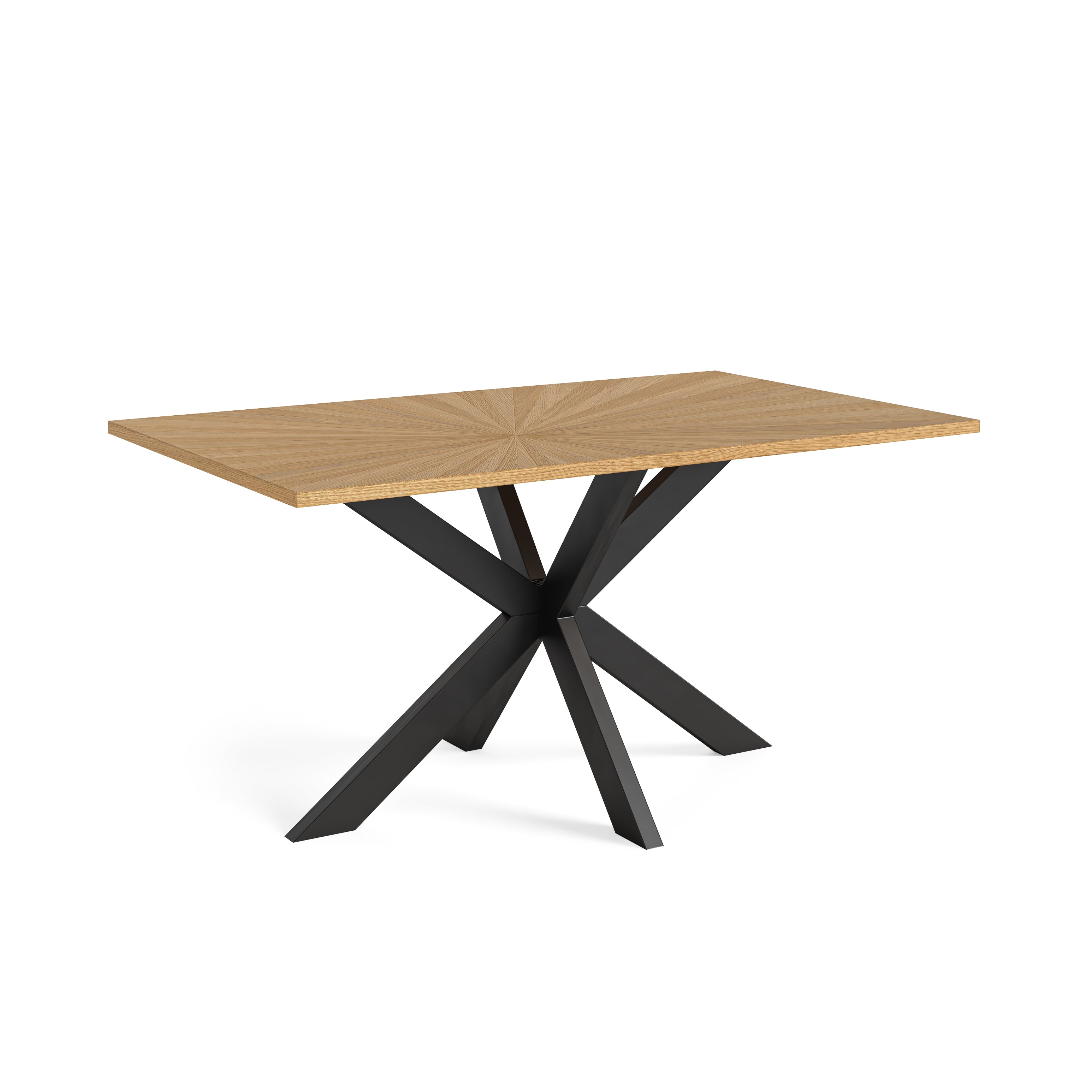 Viento Natural Oak Wood 150cm Rectangular Dining Table