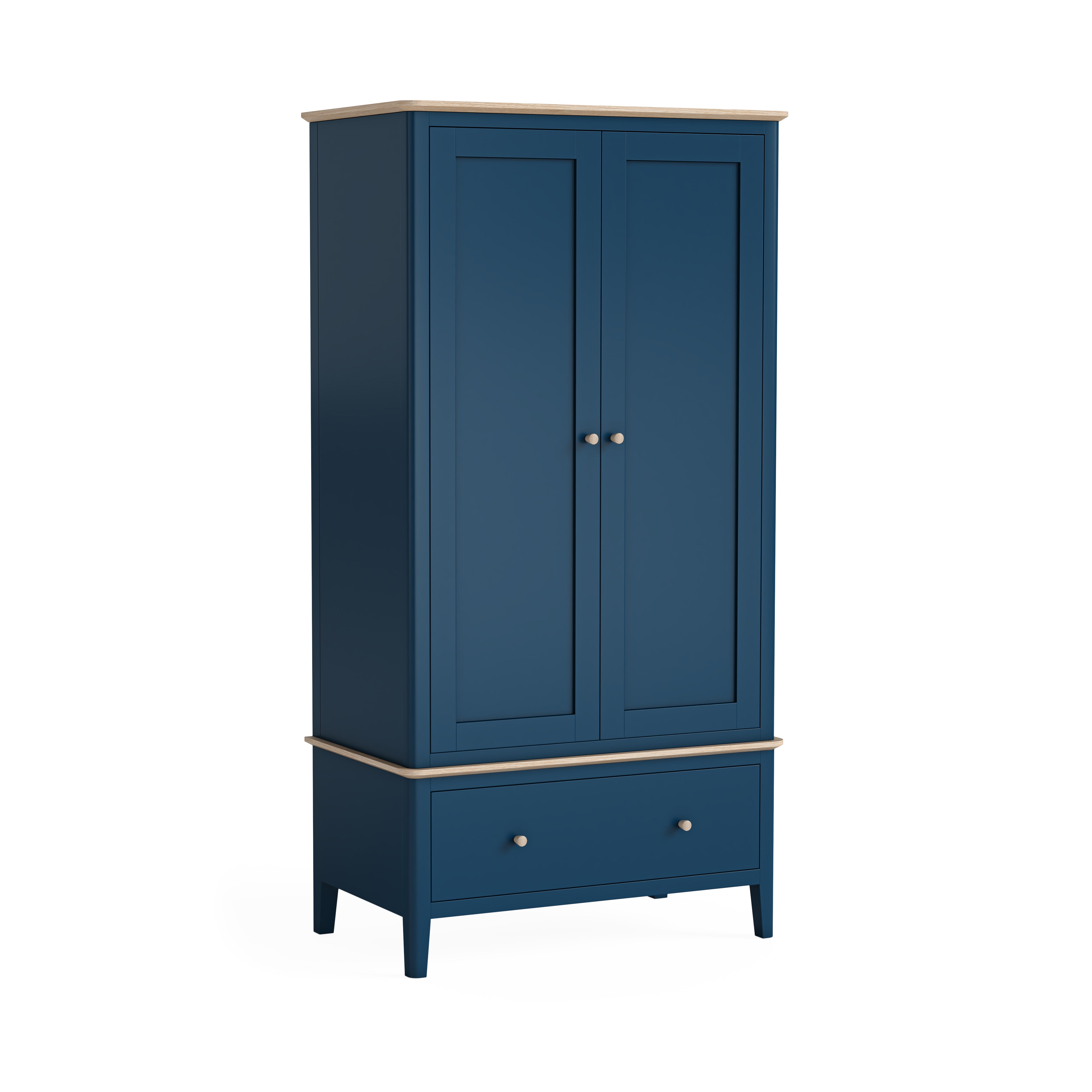 Marlow Navy 2 Door Wardrobe