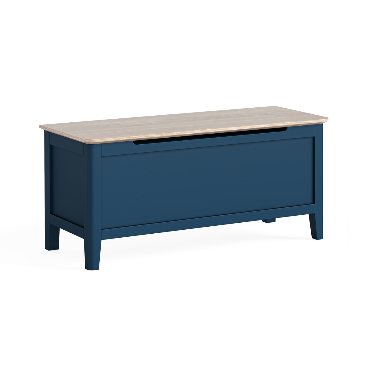 Marlow Navy Blanket Box