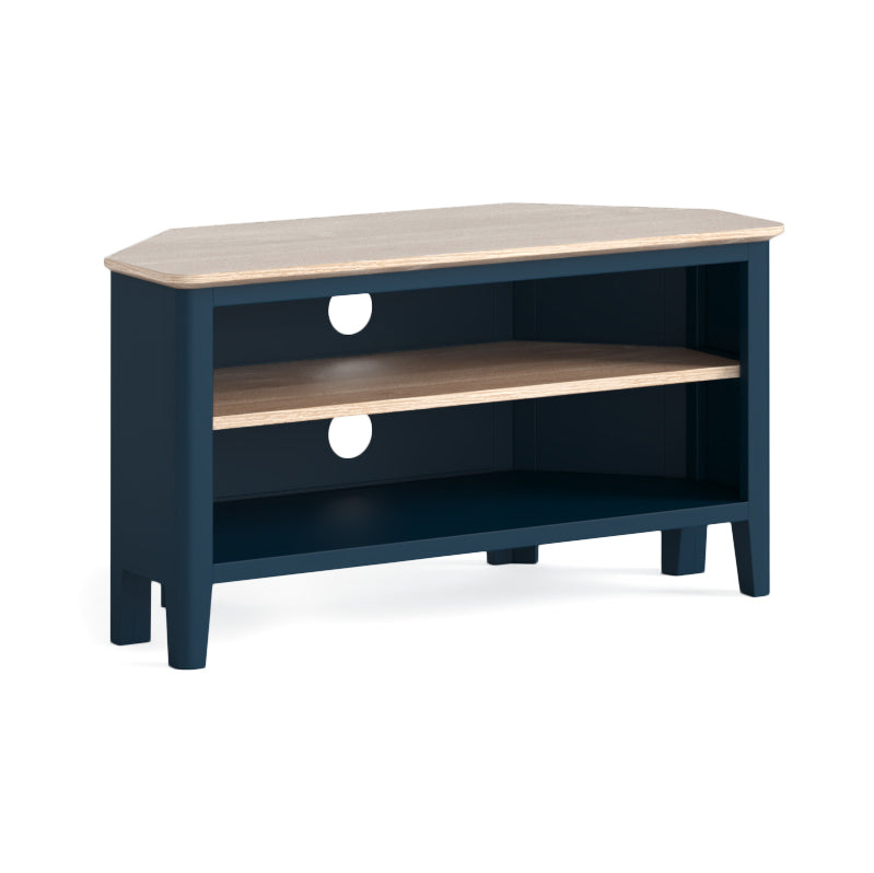 Marlow Navy Corner TV Unit