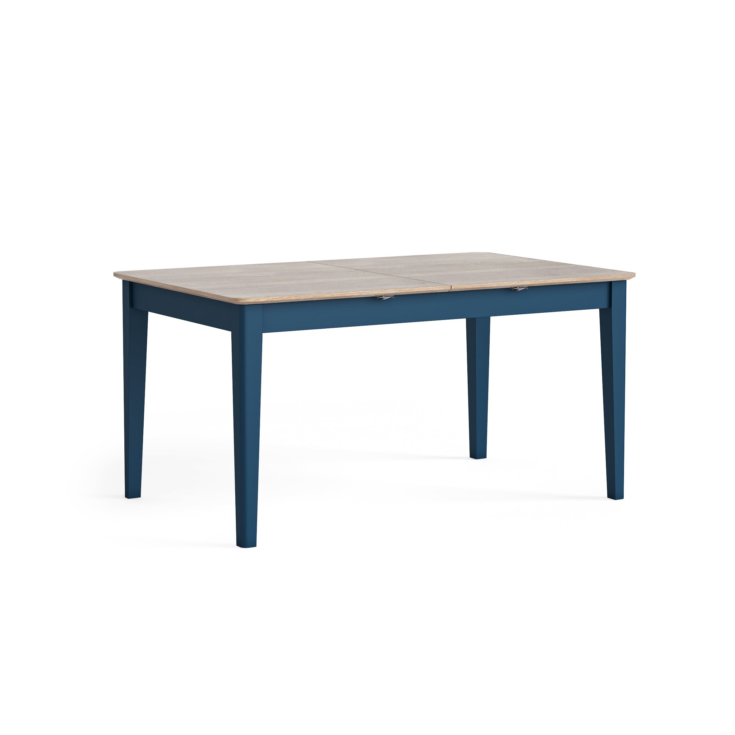 Marlow Navy Blue Painted Wood Rectangular Extending 150–200cm Dining Table