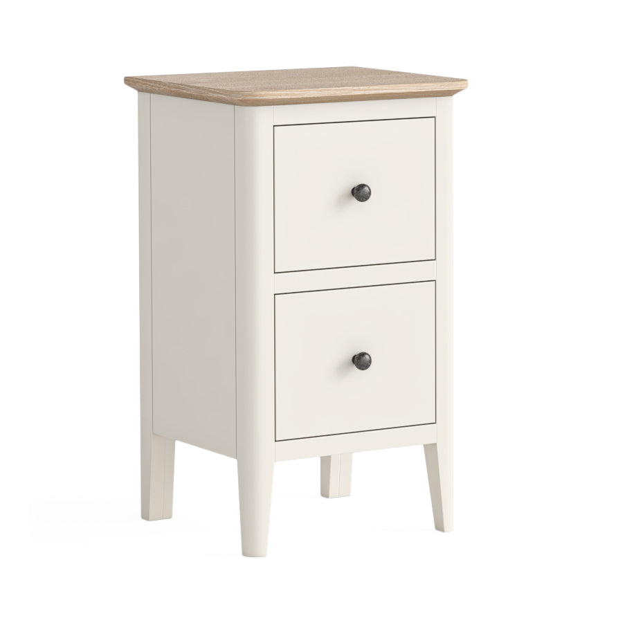 Marlow Coconut Milk Narrow Bedside Table