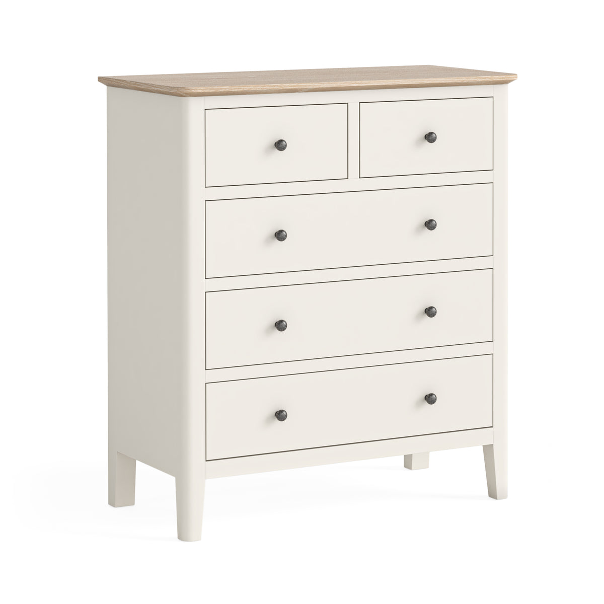 Marlow Coconut Milk 5 Drawer Chest (2 over 3)