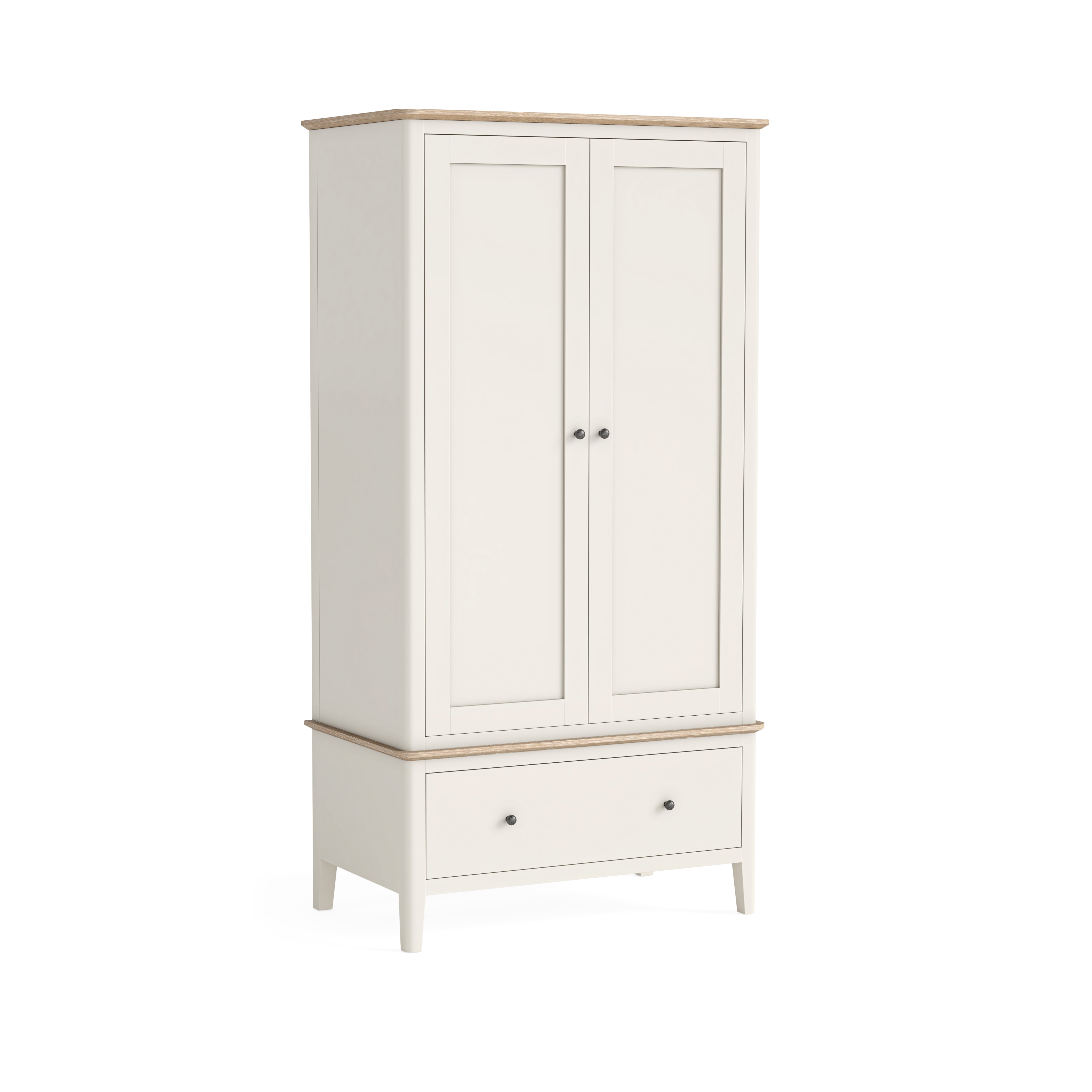 Marlow Coconut Milk 2 Door Wardrobe