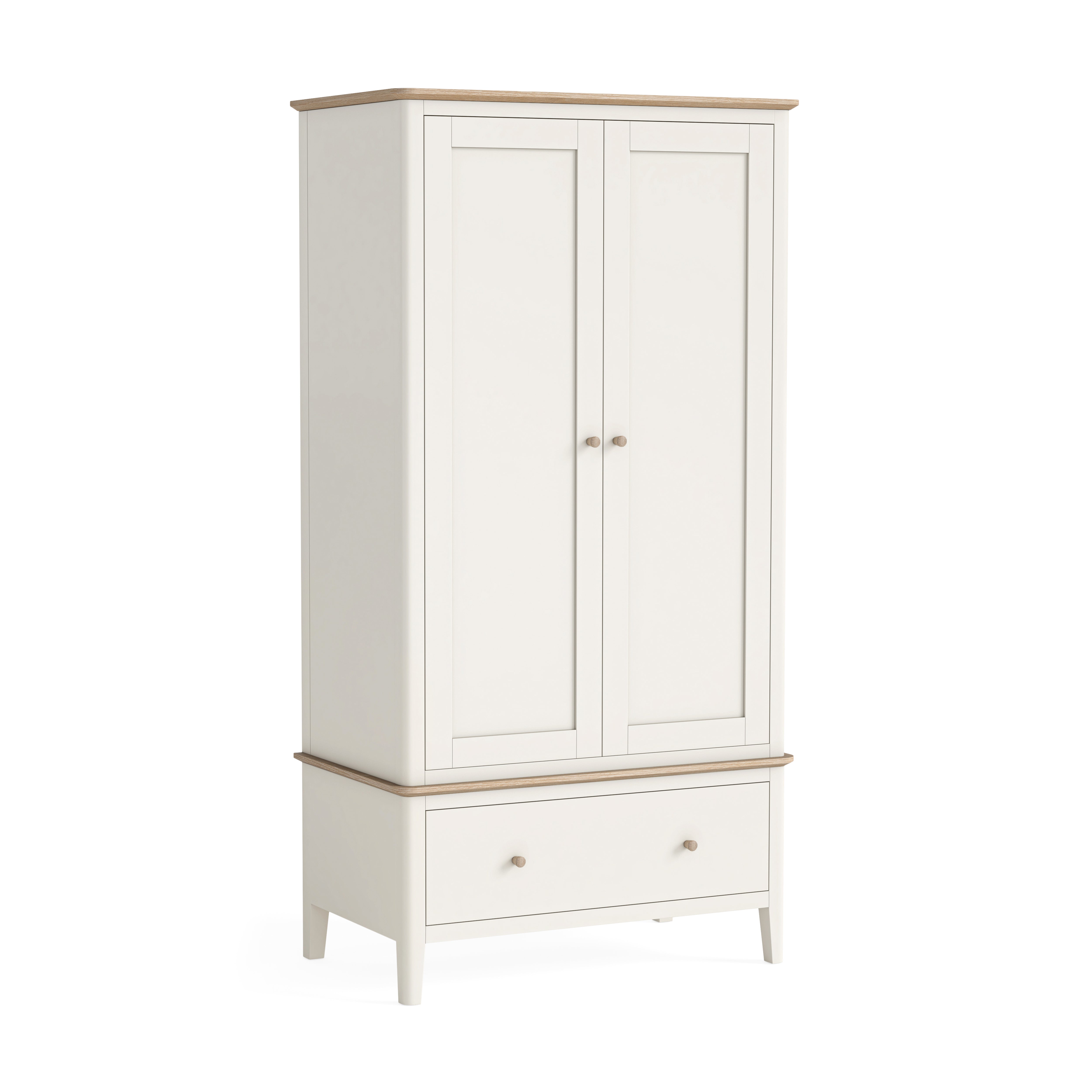 Marlow Coconut Milk 2 Door Wardrobe
