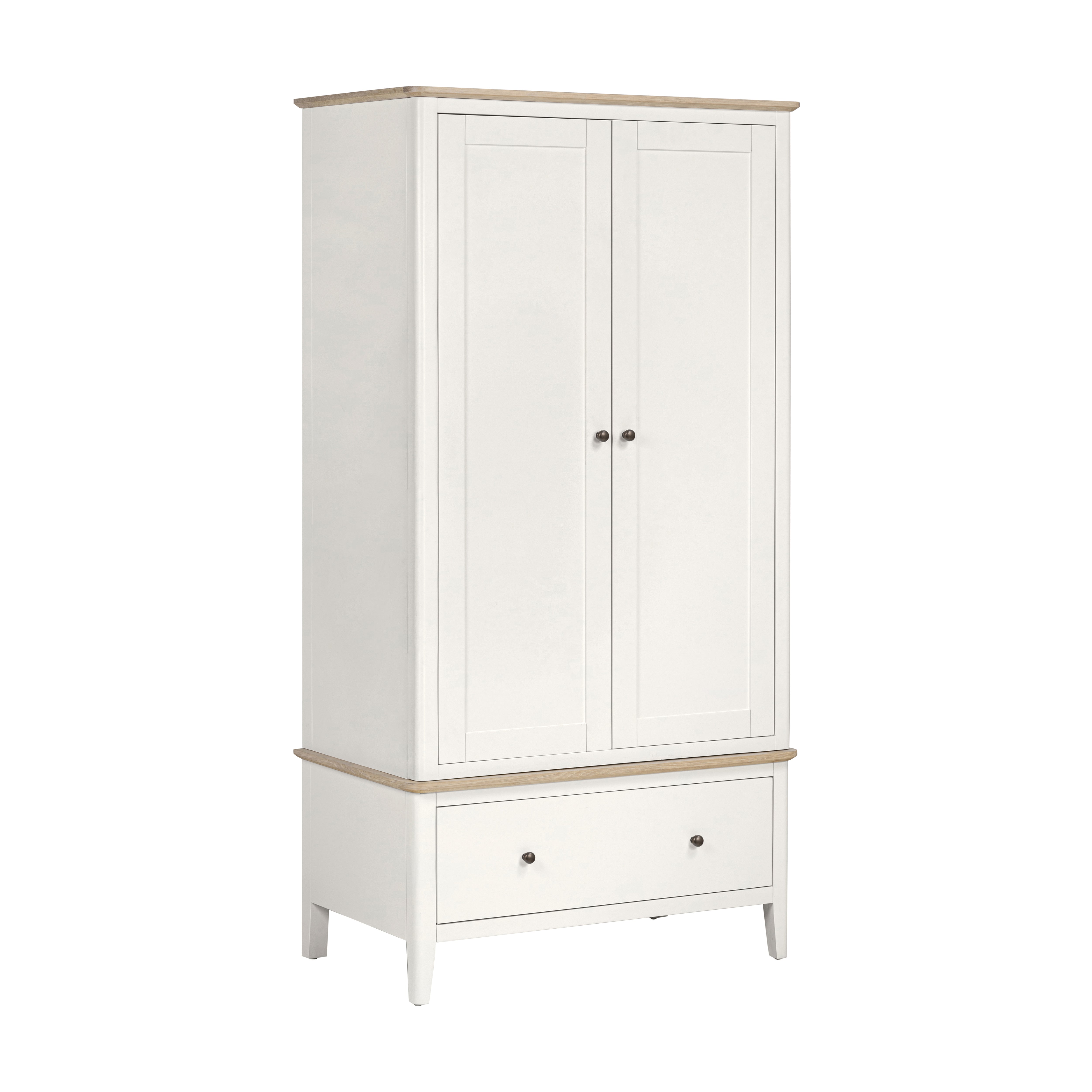 Marlow Coconut Milk 2 Door Wardrobe