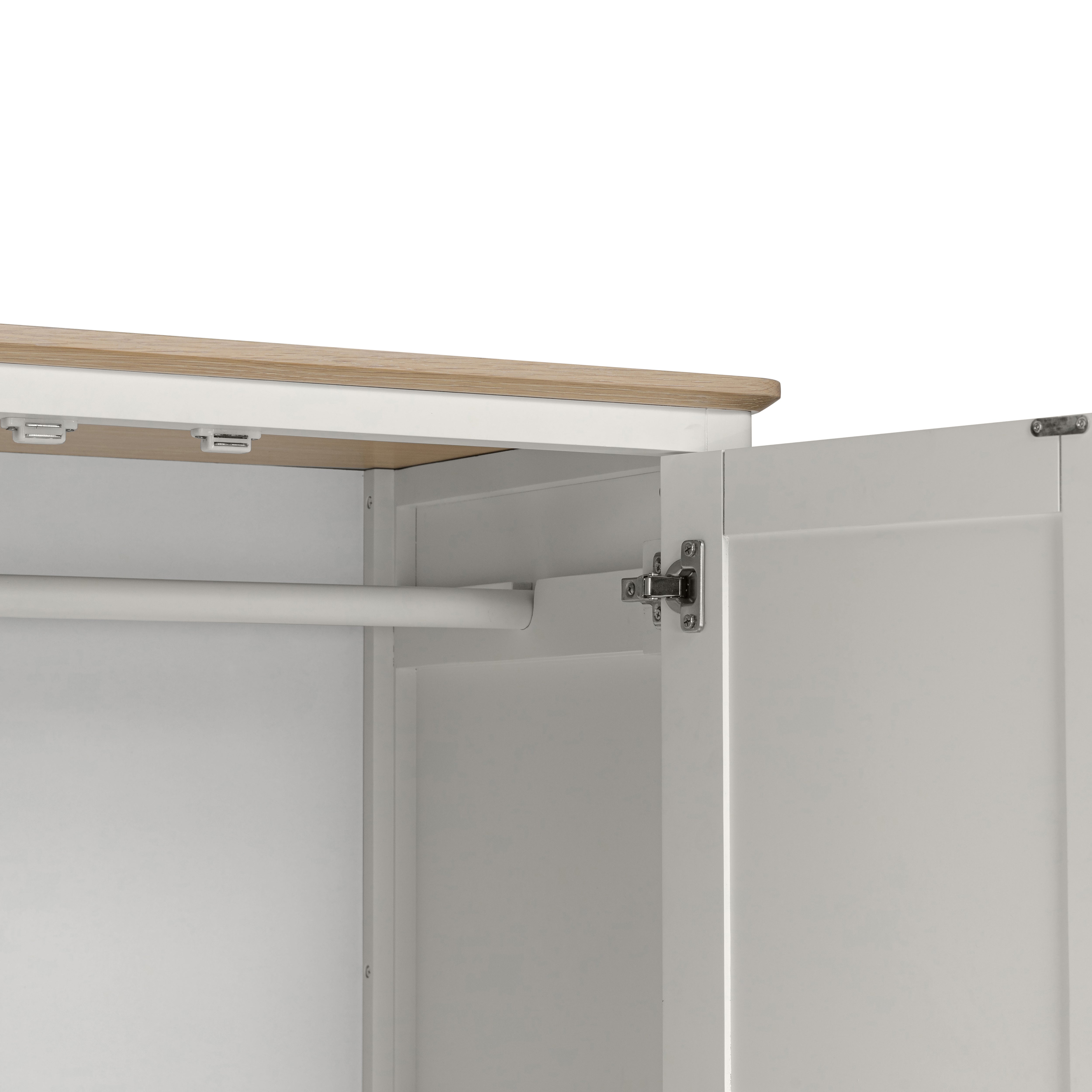 Marlow Coconut Milk 2 Door Wardrobe