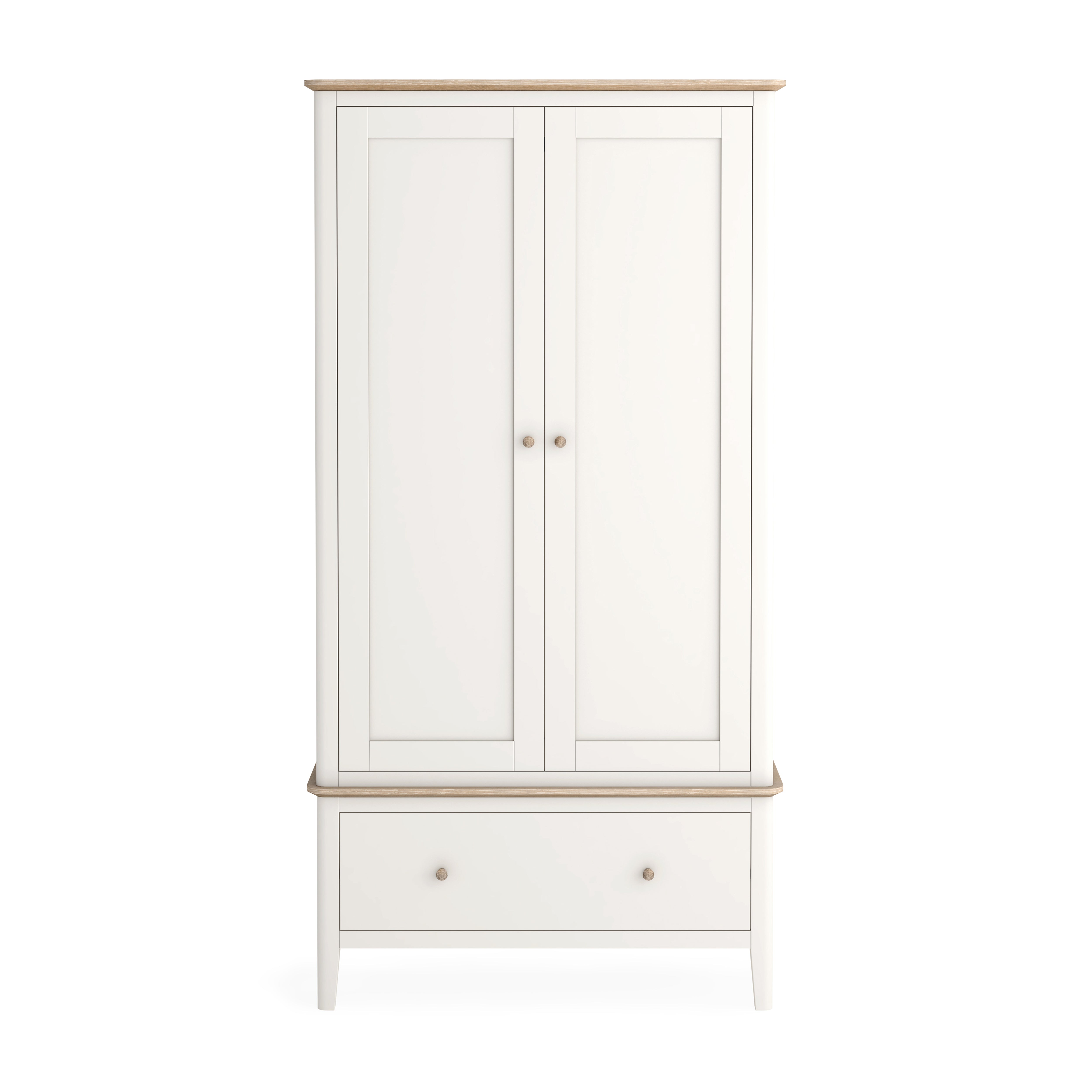Marlow Coconut Milk 2 Door Wardrobe