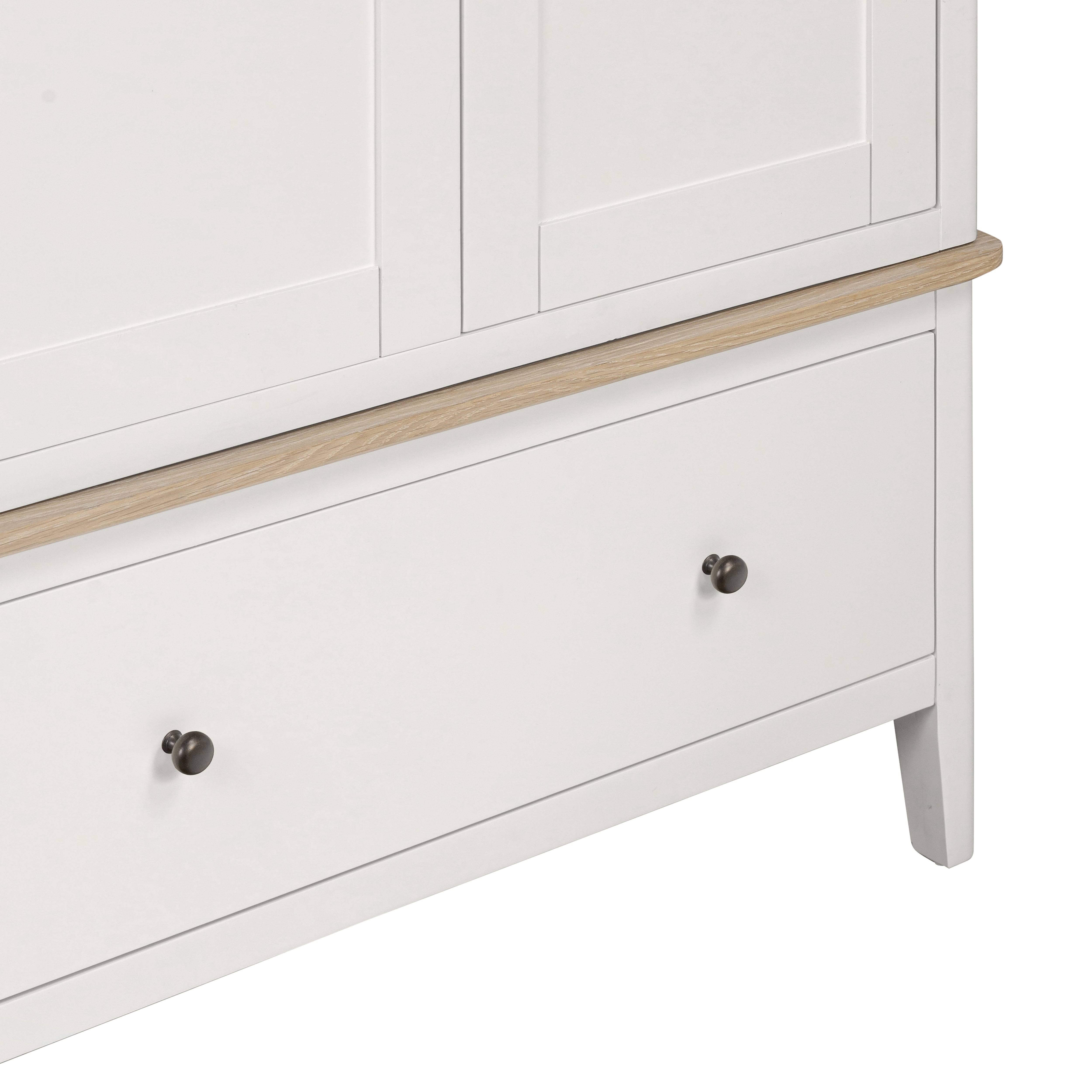 Marlow Coconut Milk 2 Door Wardrobe