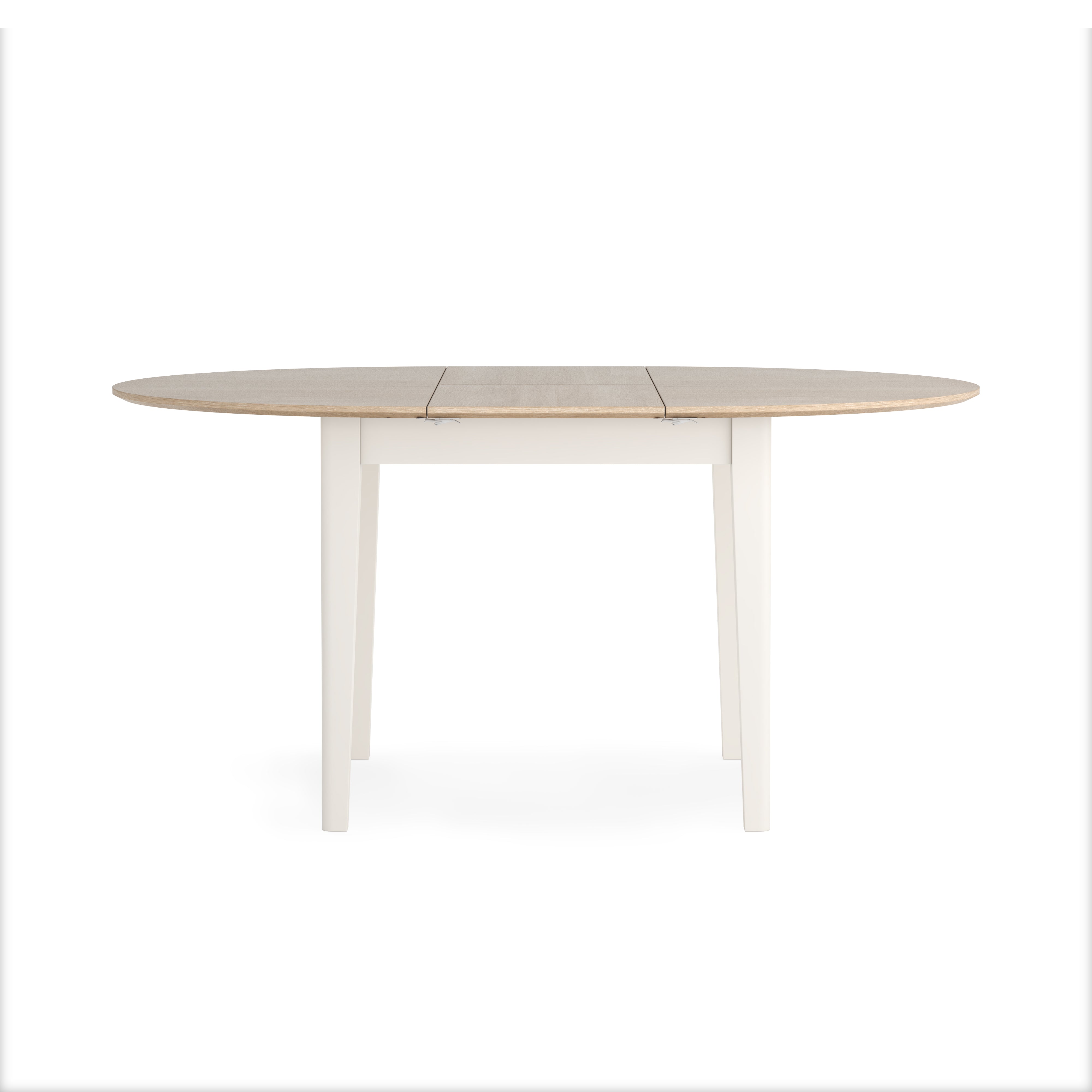 Marlow Coconut Milk Round Extending Dining Table 120/155cm