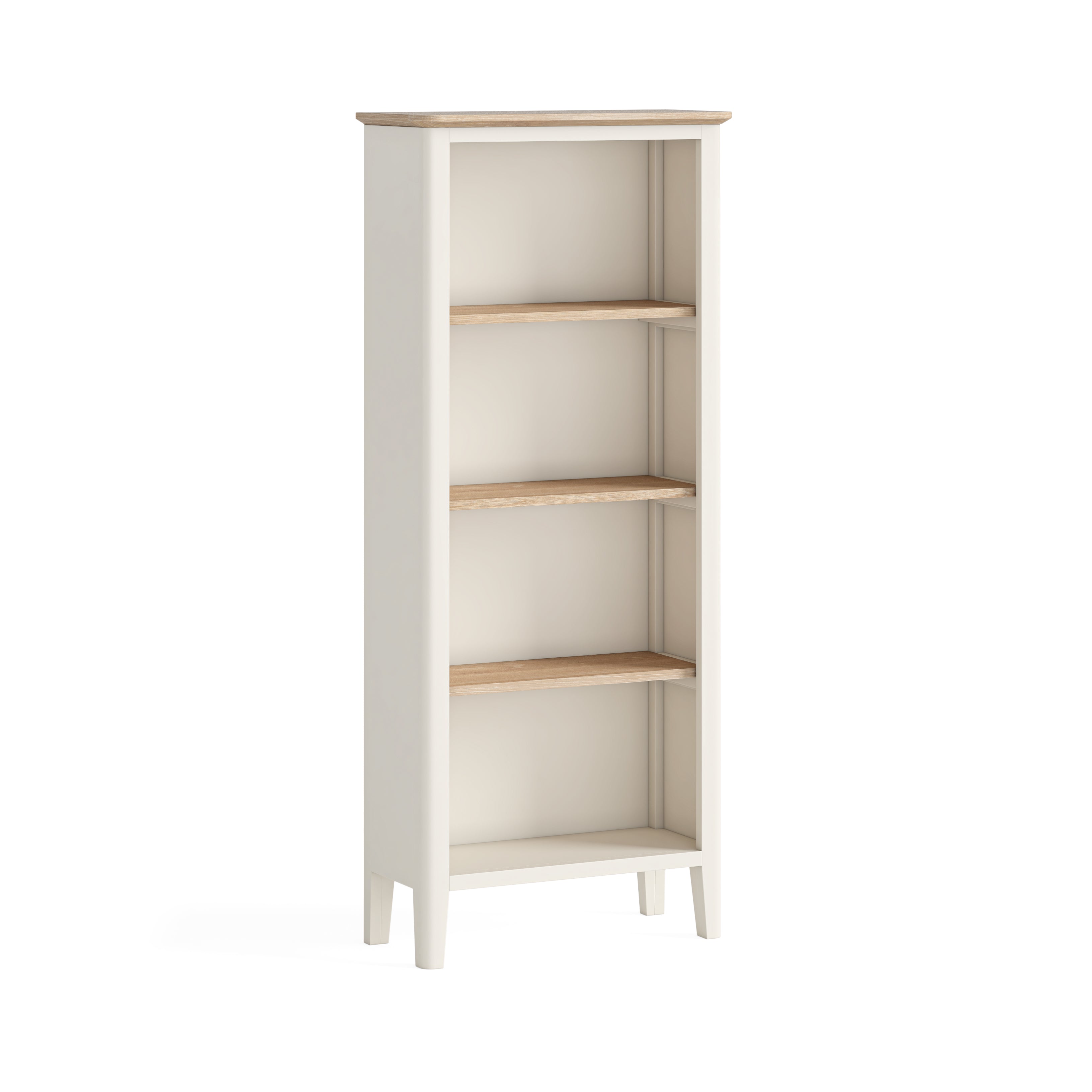 Marlow Coconut Milk Slim Bookcase