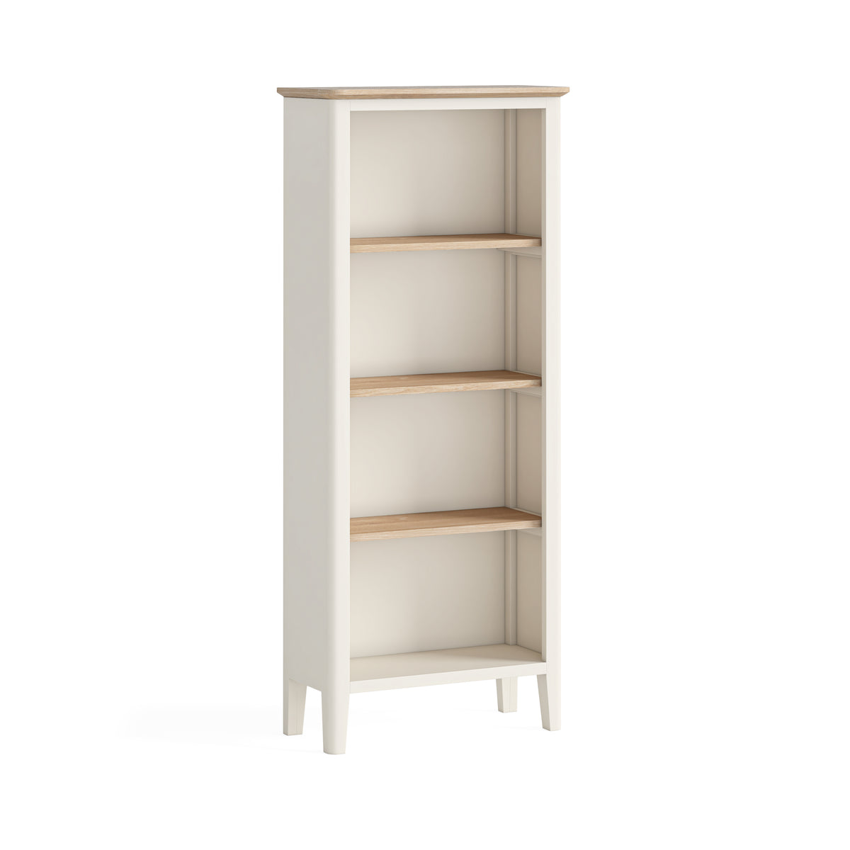 Marlow Coconut Milk Slim Bookcase