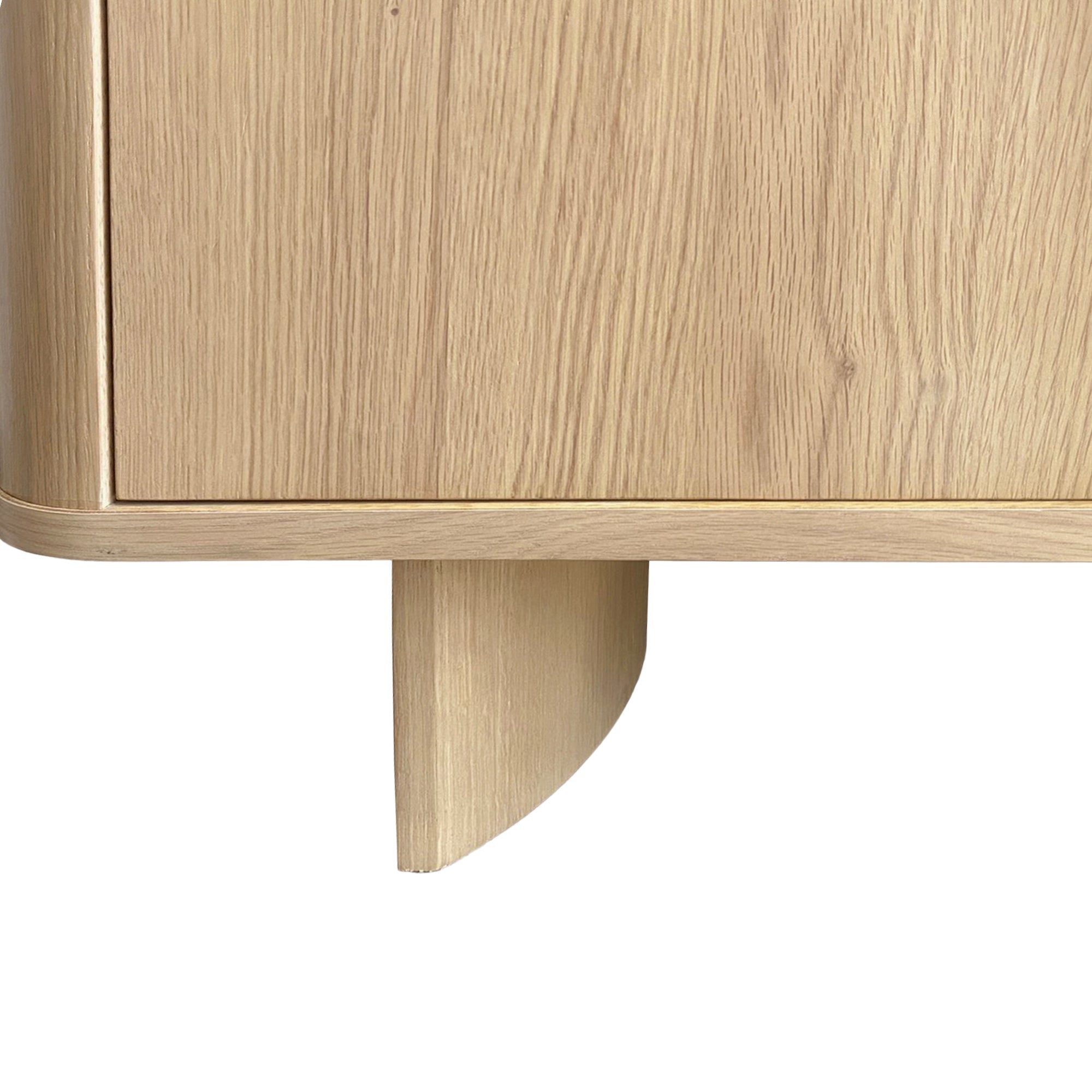 Hadley Light Oak Wood 180cm Large Media TV Unit