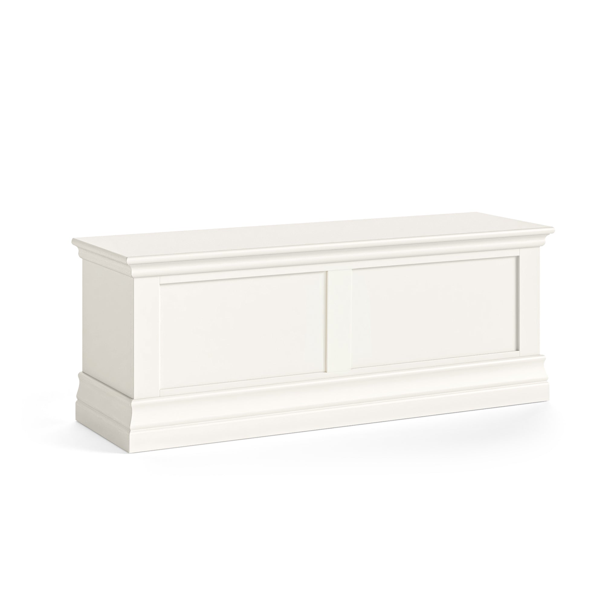 Burgundy Coconut Milk Blanket Box