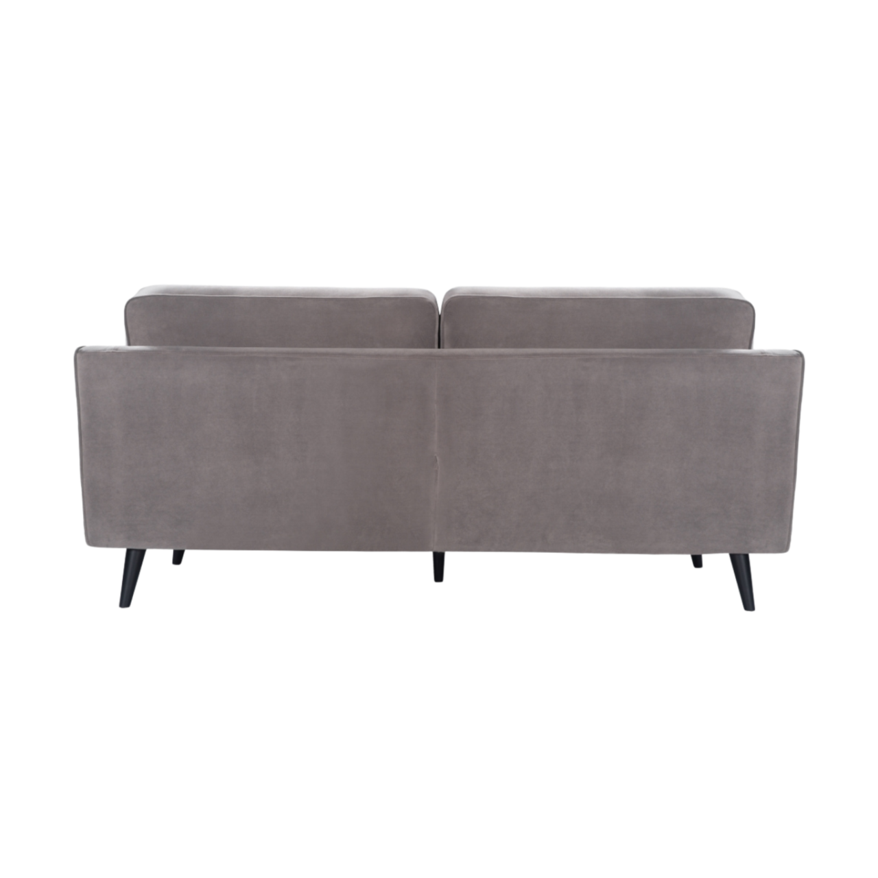 Daffy Stone Grey Velvet Sofa | 2-3 Seater