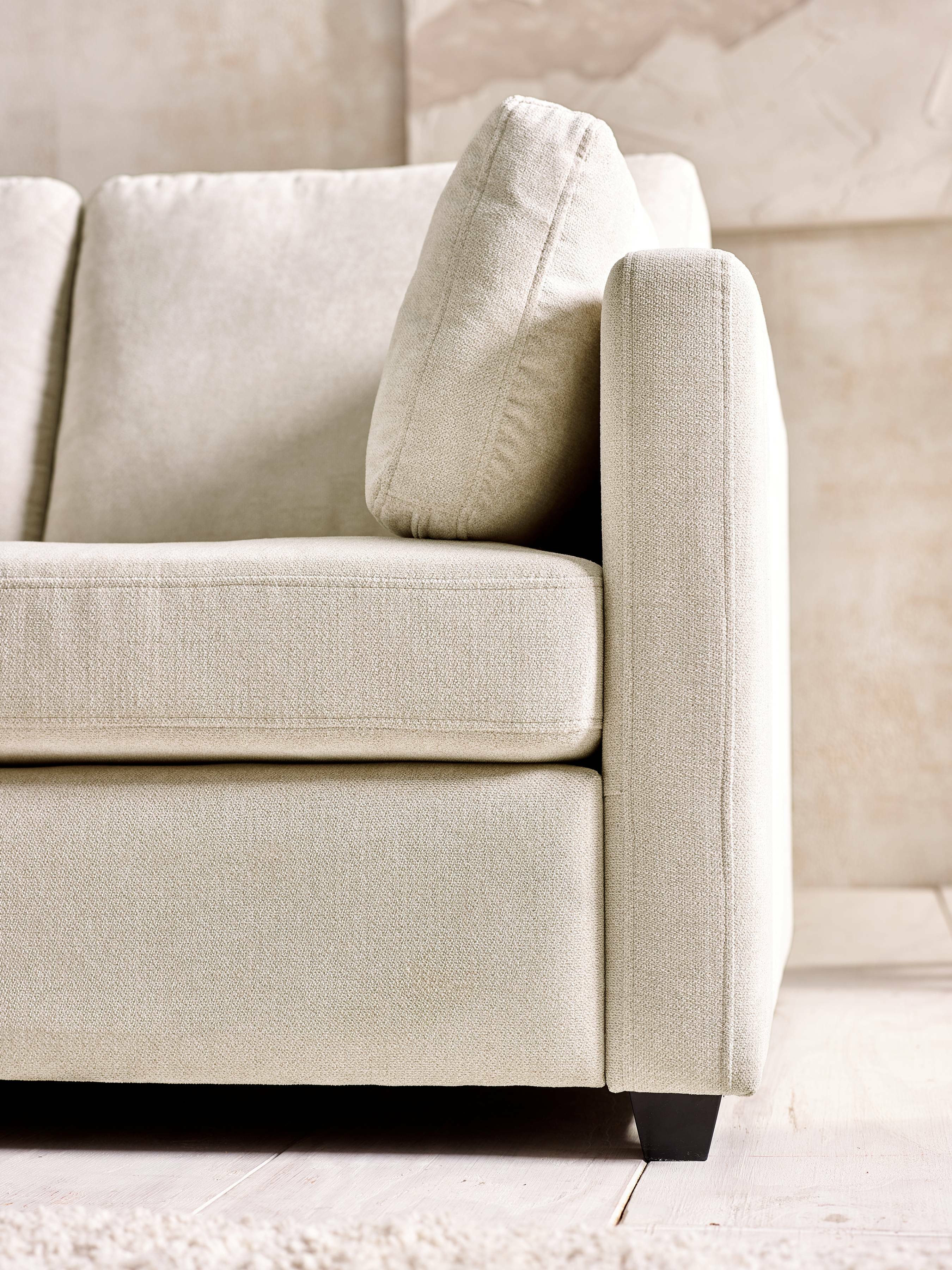 Ordona Natural Chenille Sofa | 2 Seater