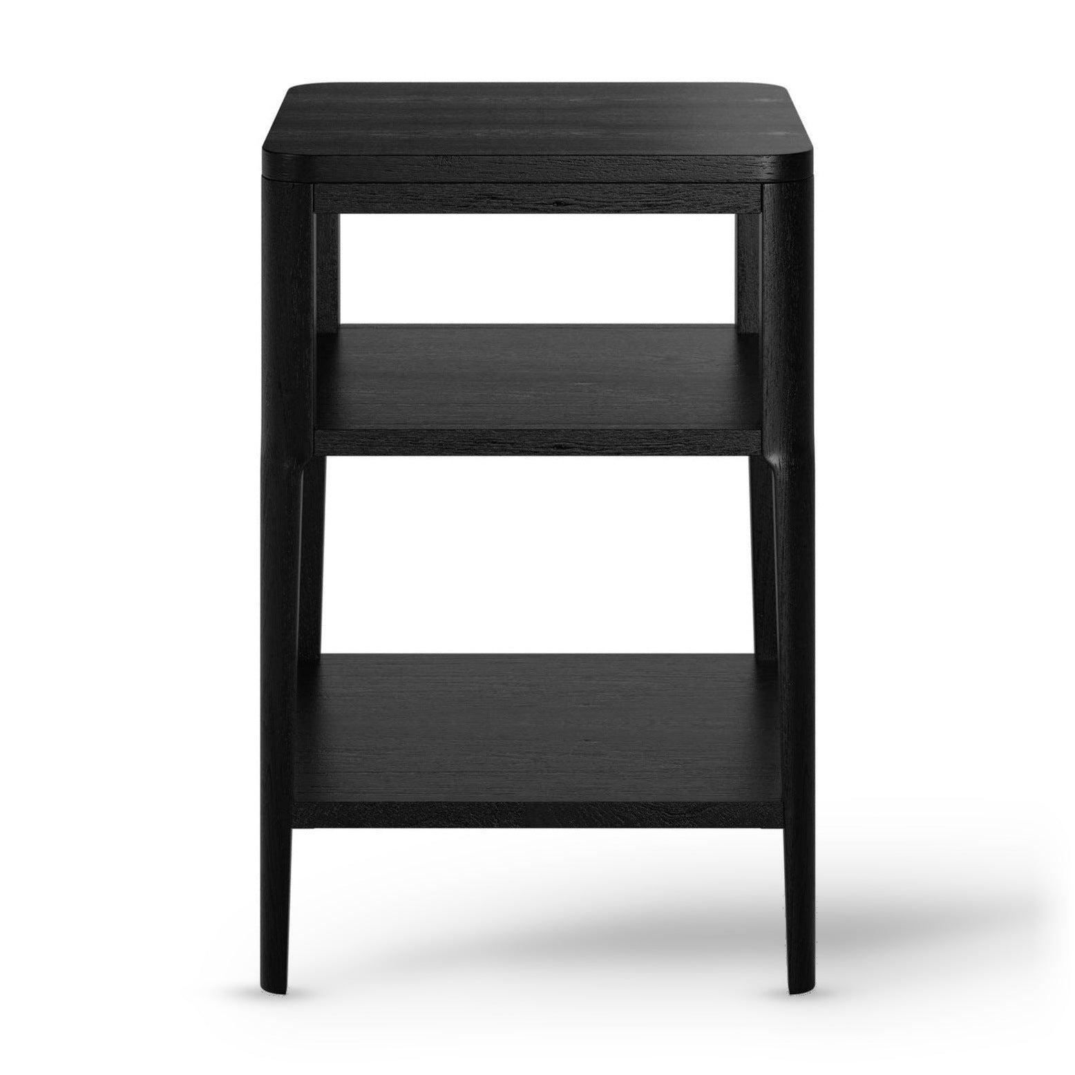DI Designs Abberley Black Oak Wood Side Table