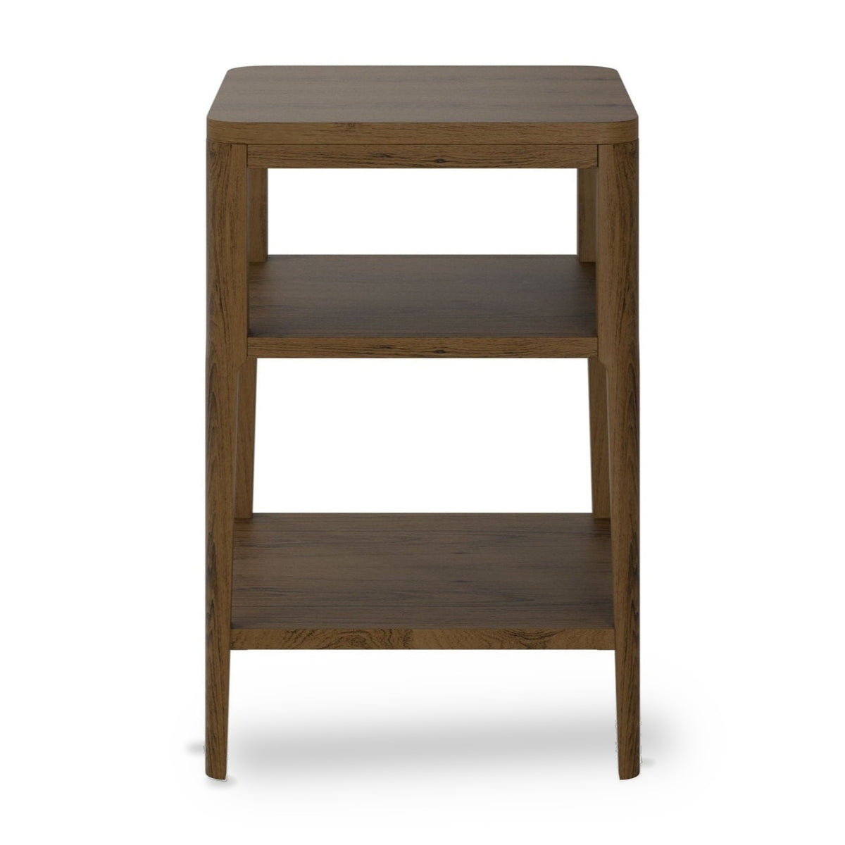 DI Designs Abberley Brown Oak Wood Side Table
