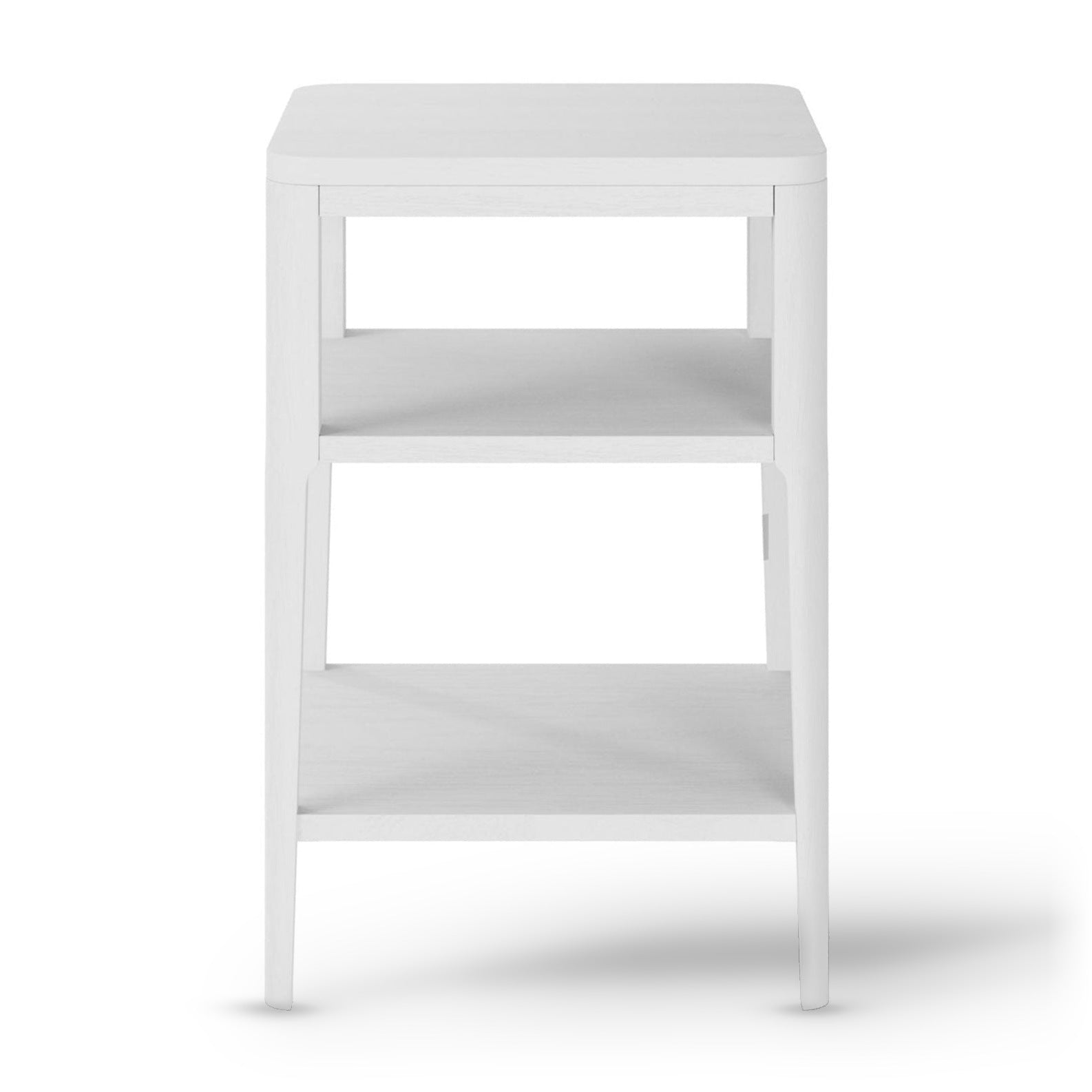 DI Designs Abberley White Oak Wood Side Table