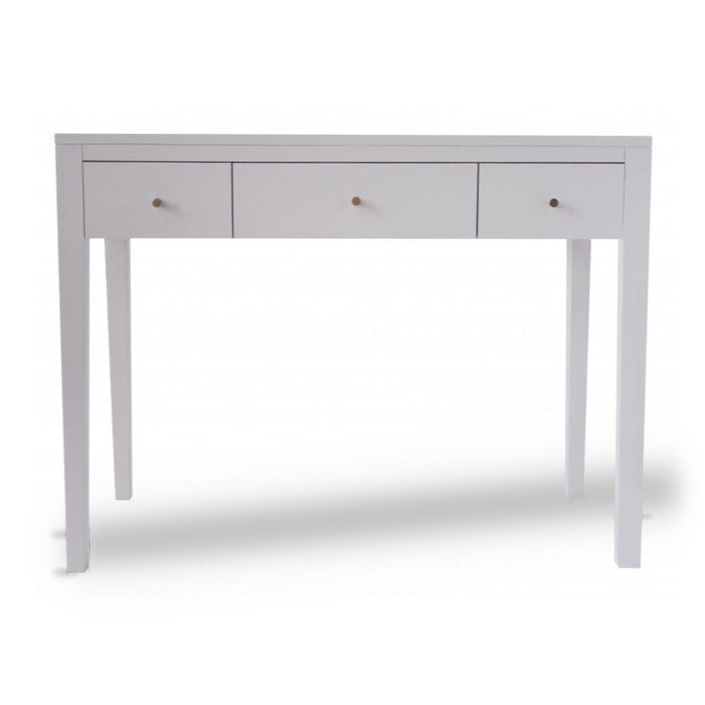 DI Designs Alton White Birch Wood Console Table