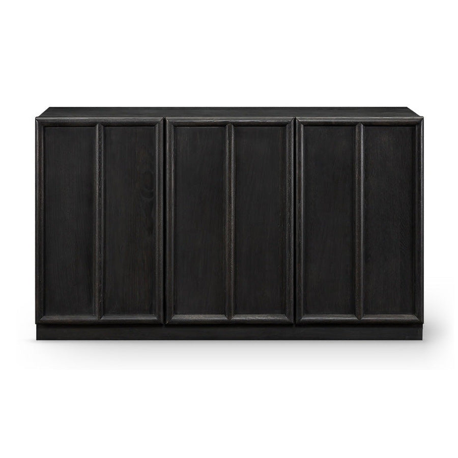 DI Designs Huddington Black Panelled Wood Sideboard