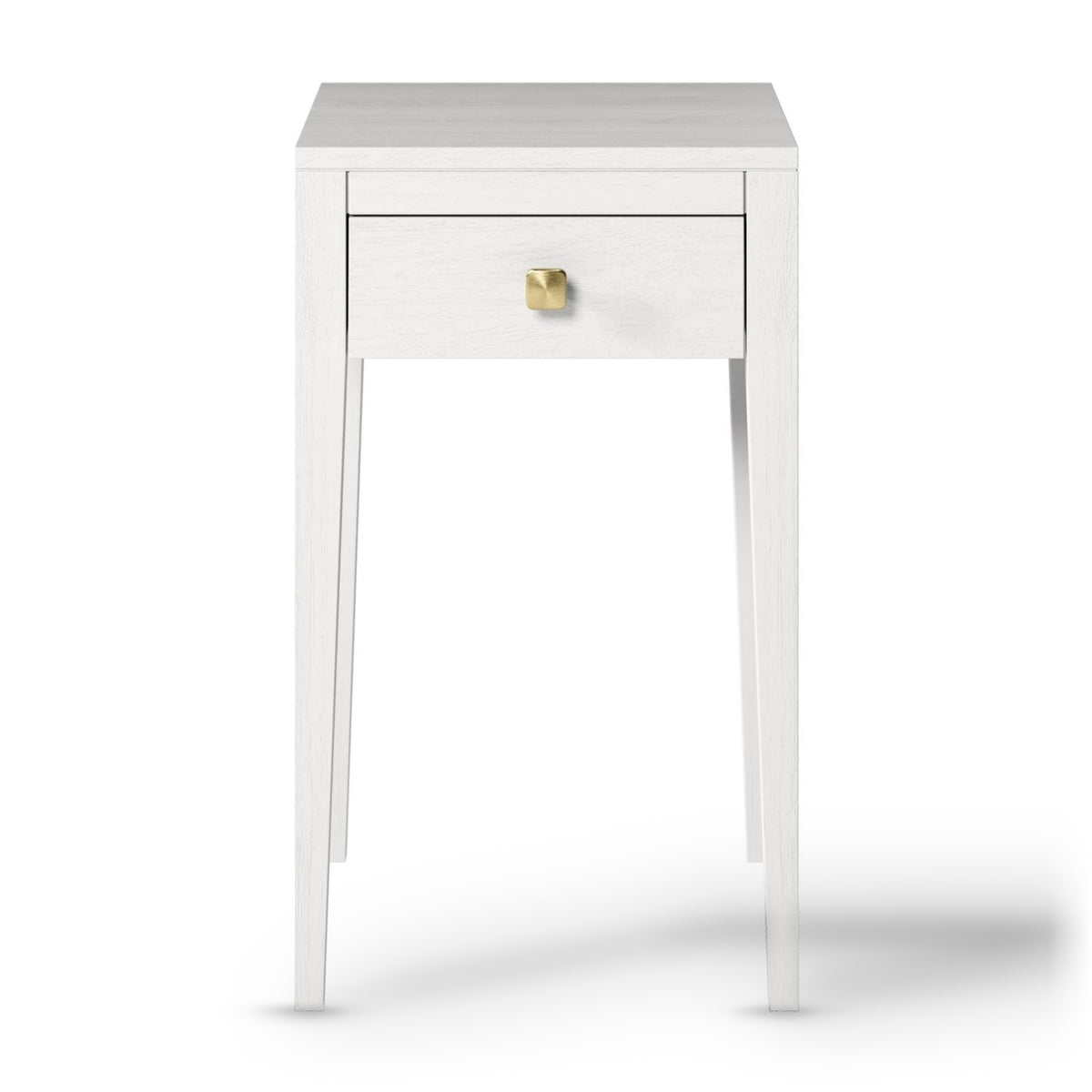 DI Designs Radford White Oak Wood Bedside Table | 1 Drawer - CLEARANCE
