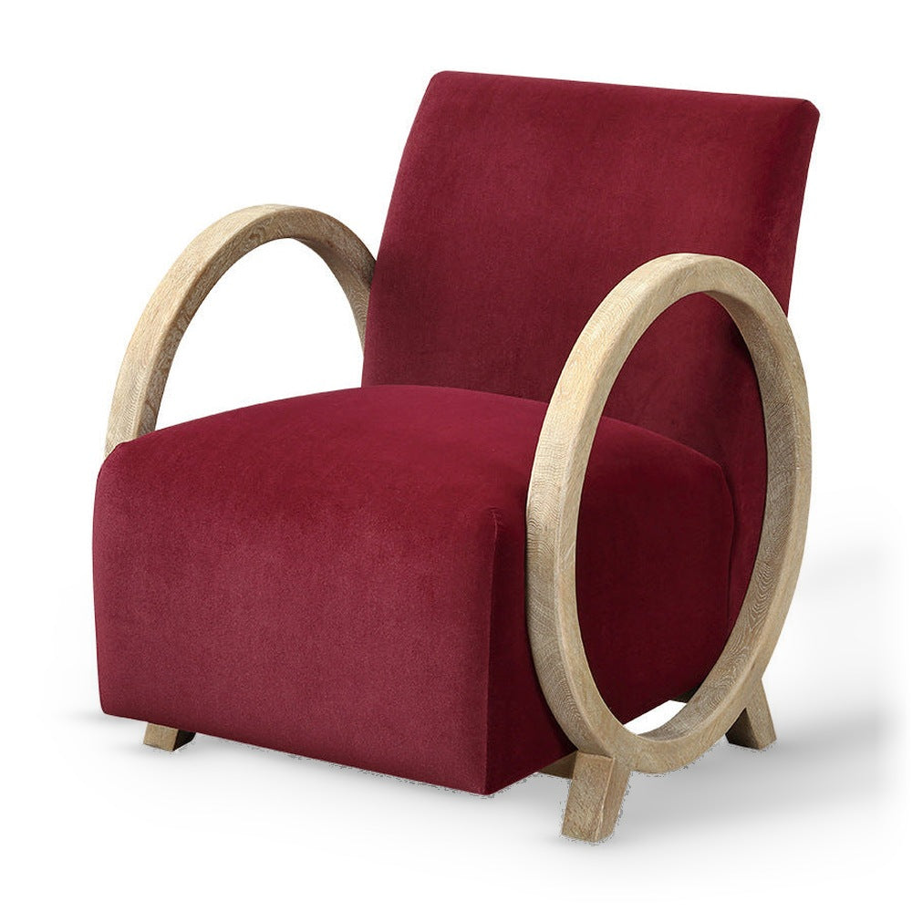 DI Designs Wick Plum Red Armchair