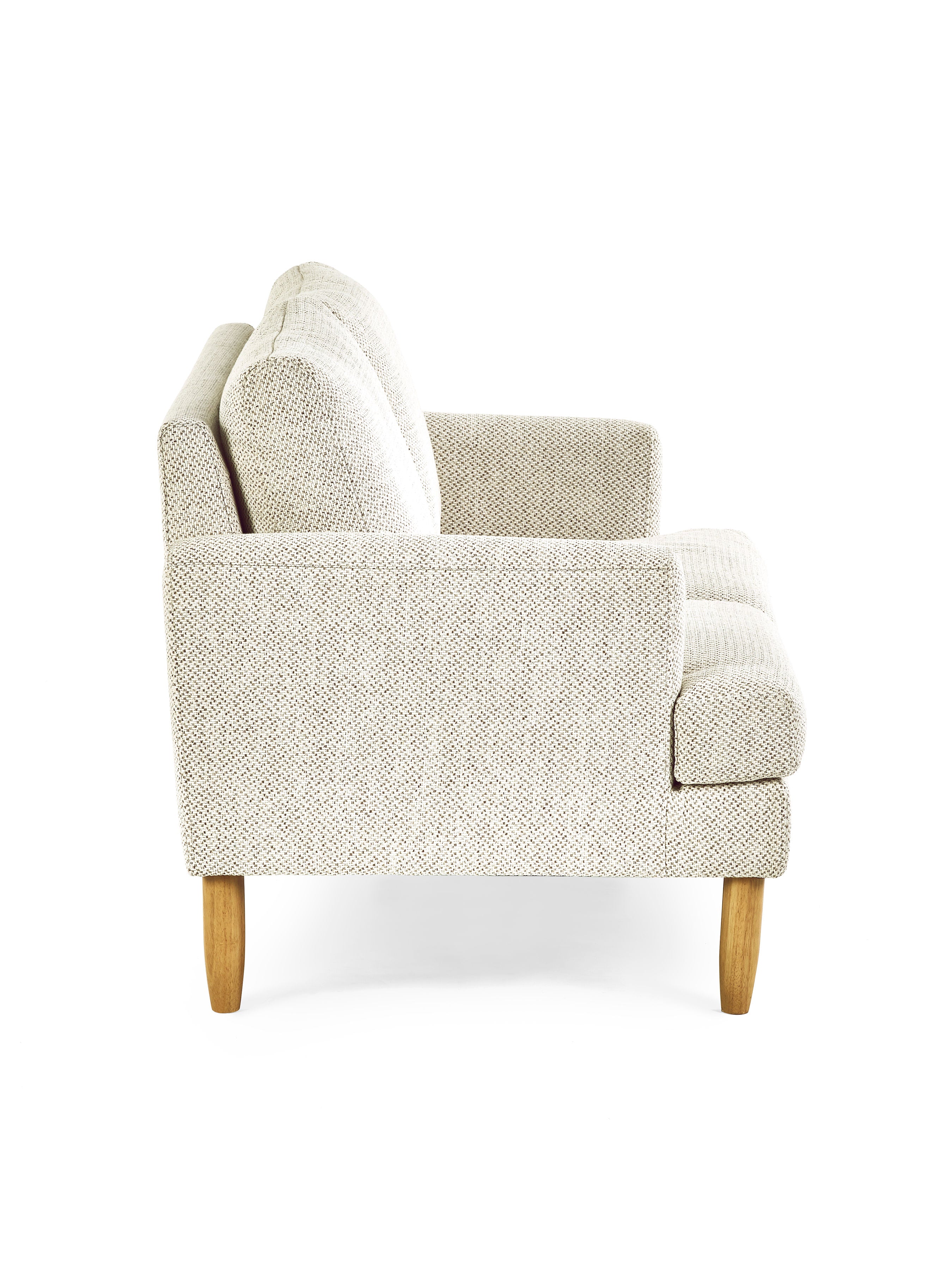 Camilla Beige Pearl Barley Sofa | 2 Seater