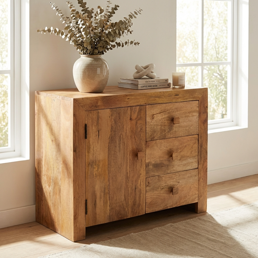 Canterbury Natural Mango Wood Sideboard