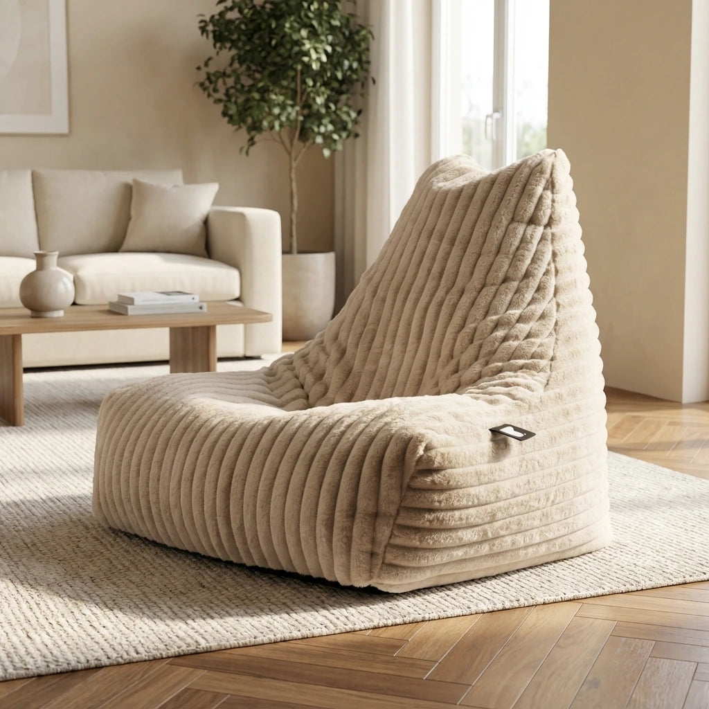 Extreme Lounging Mighty B-Bag Cord Natural Indoor