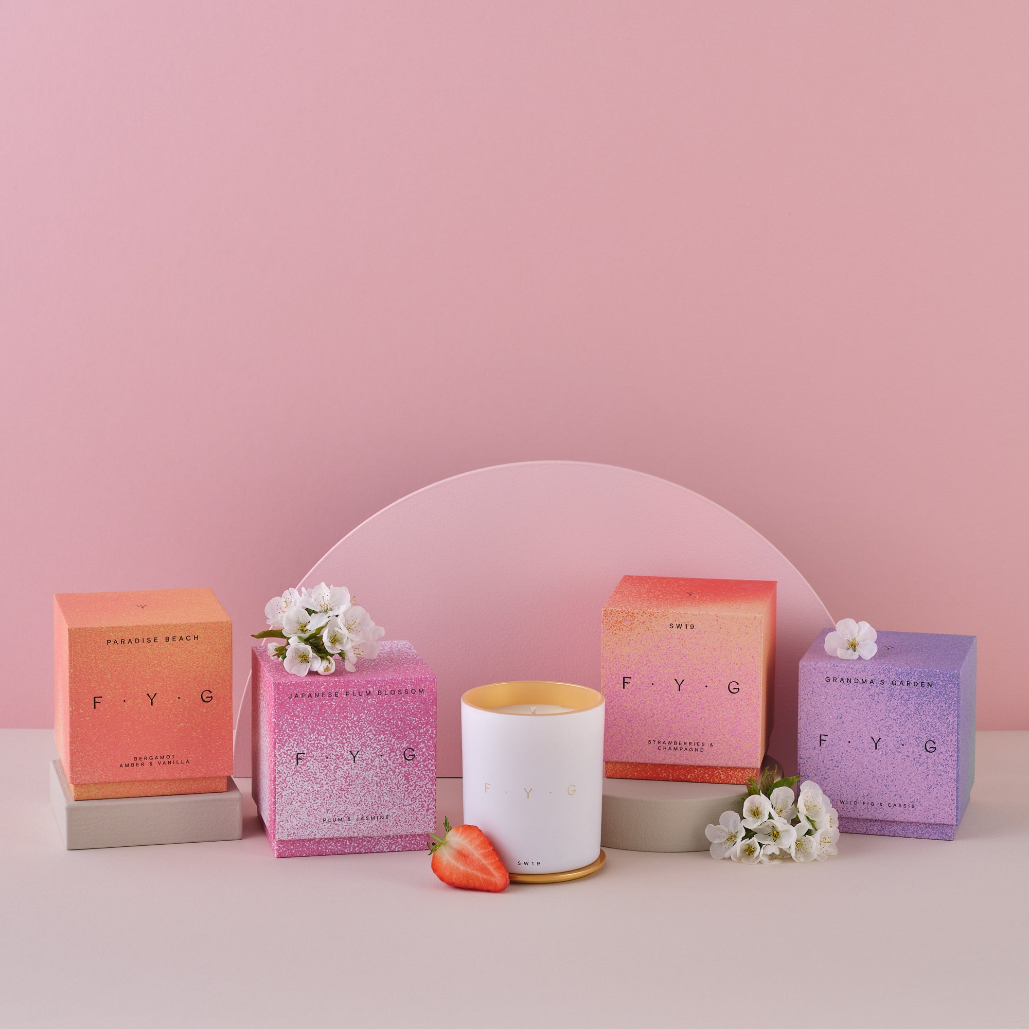 Japanese Plum Blossom Candle