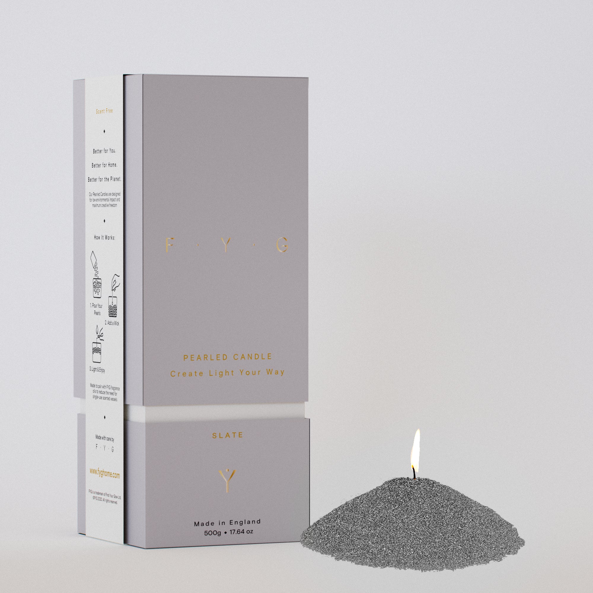 Candle Pearls Slate
